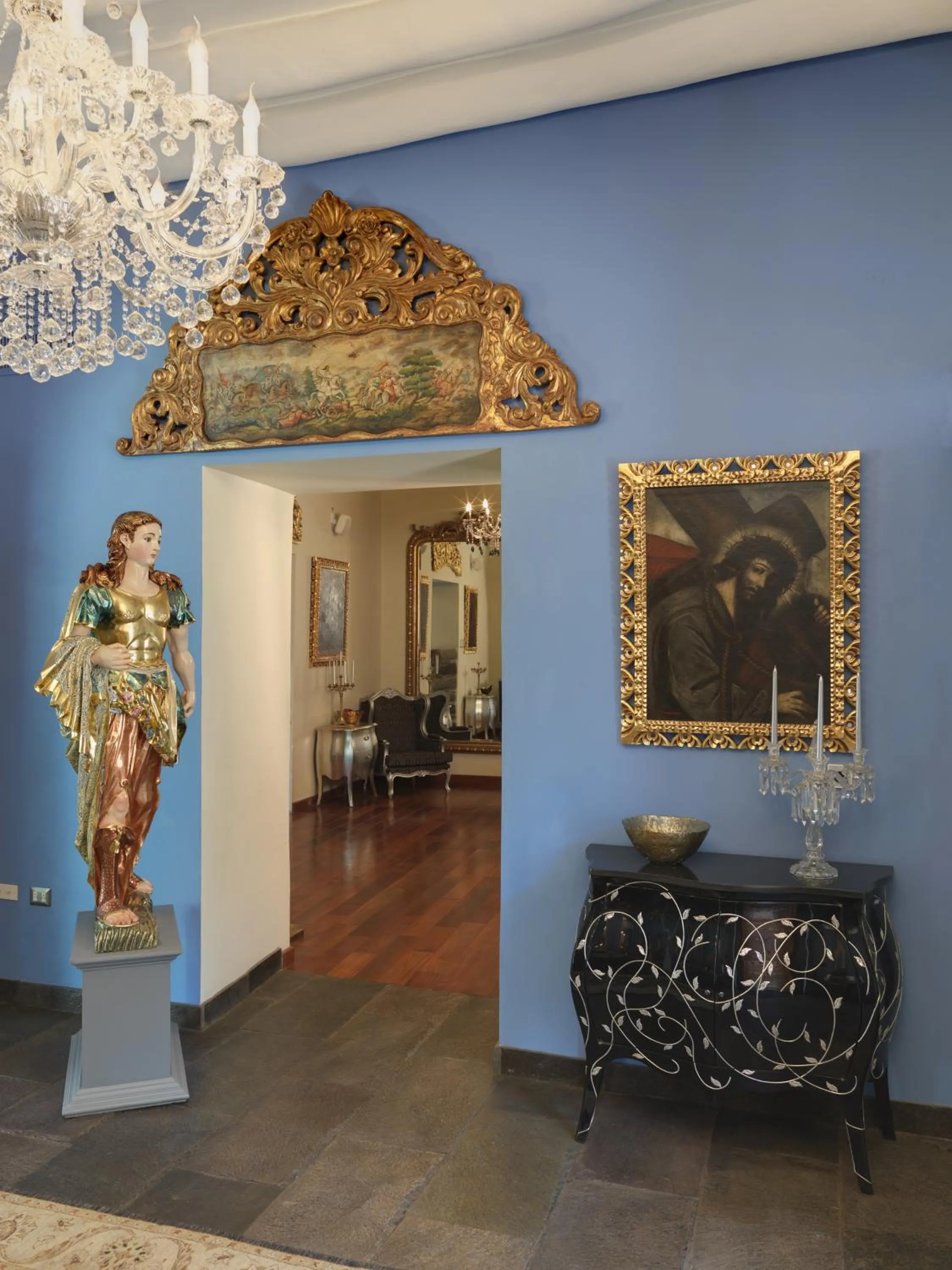 Decorative detail in Aranwa Cusco Boutique Hotel