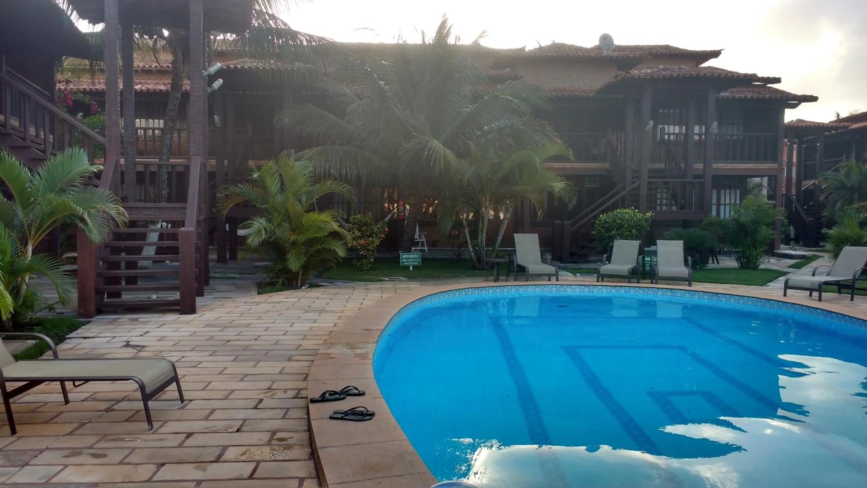 Pool view in Flat - Geribá Apart Hotel