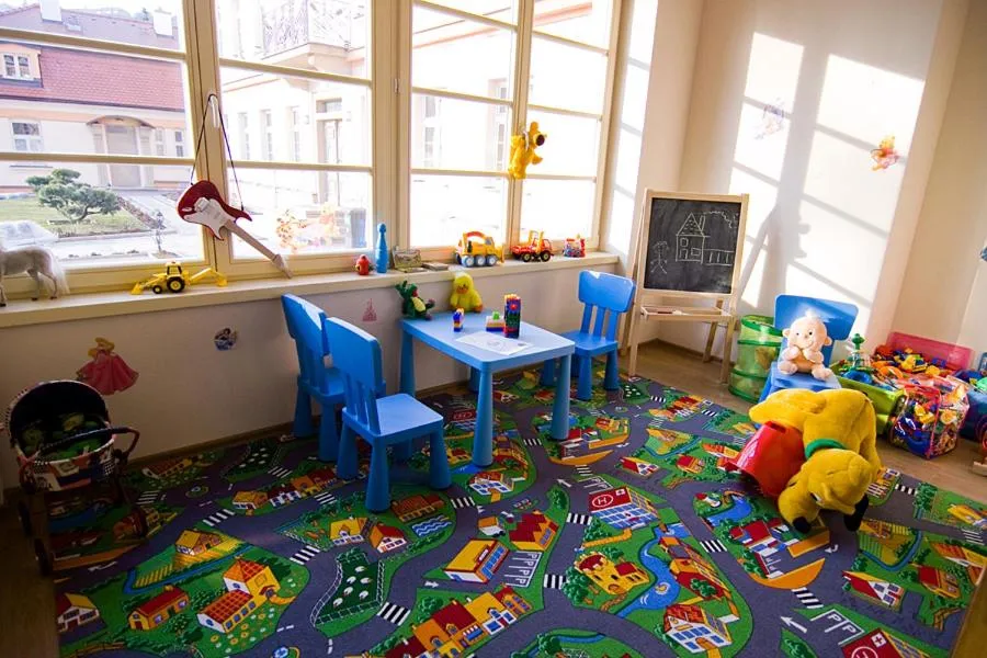 Children play ground in Castle Residence Praha