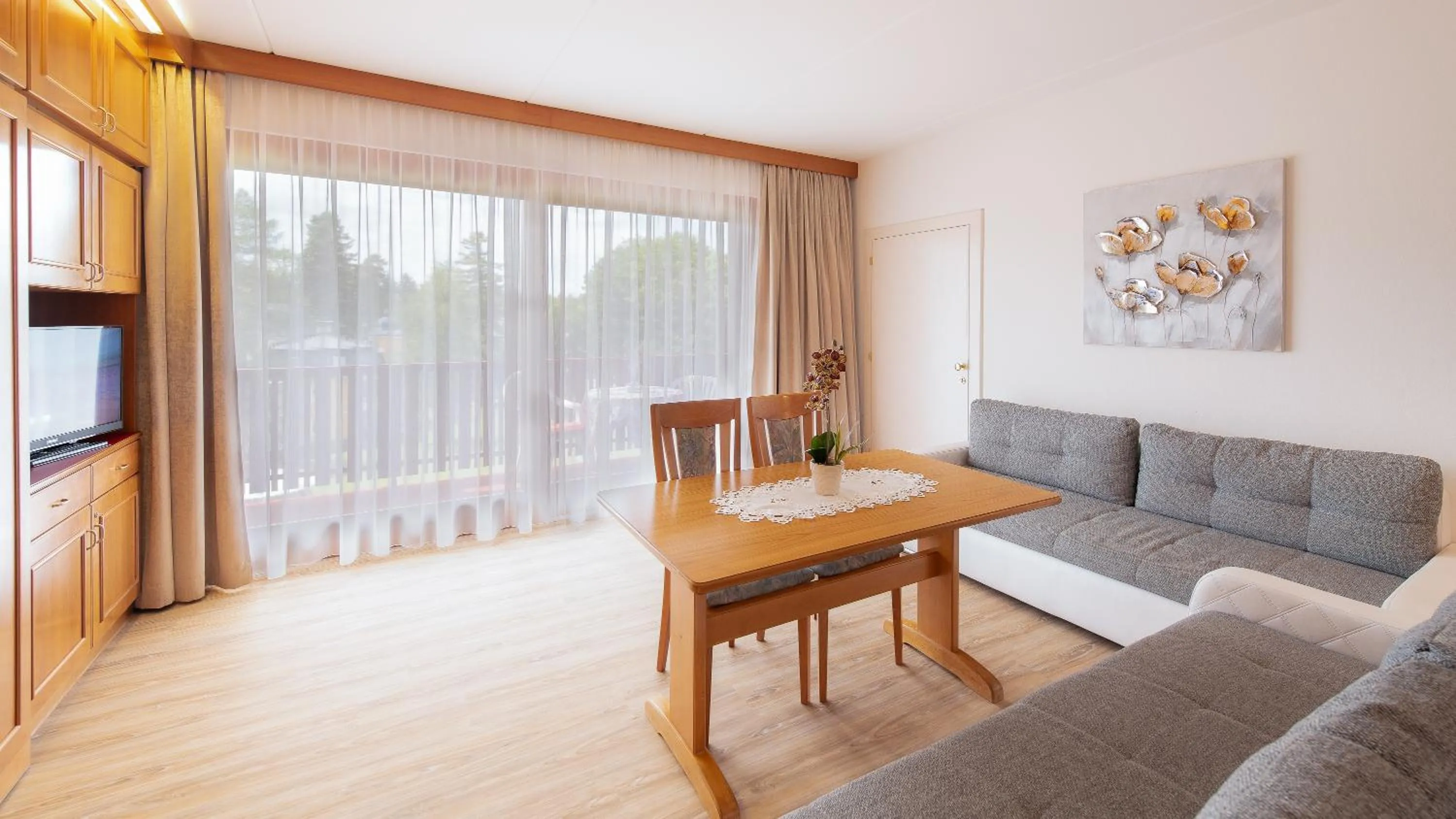 Kitchen or kitchenette in Strandhotel Orchidee