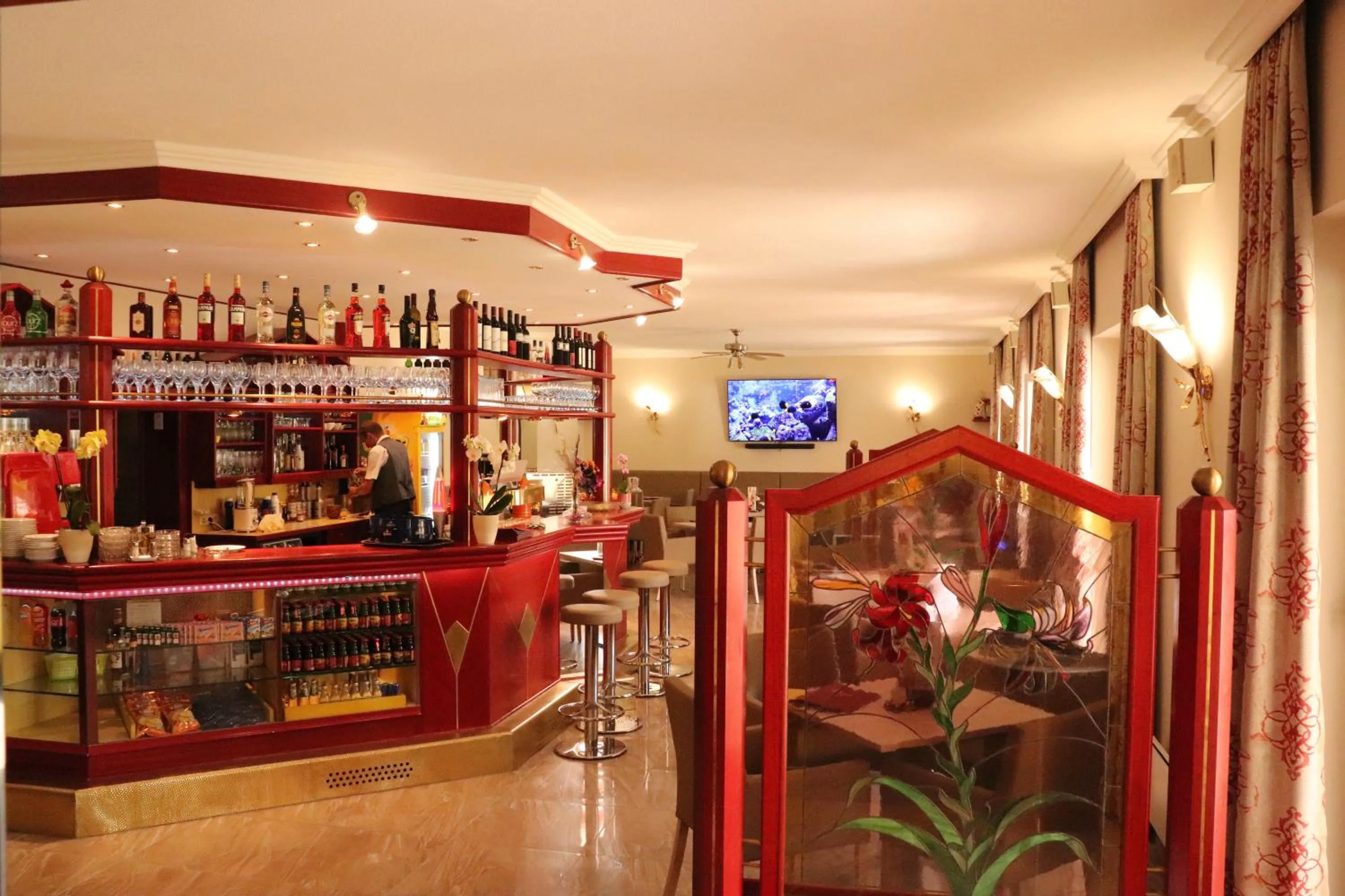 Lounge or bar in Strandhotel Orchidee