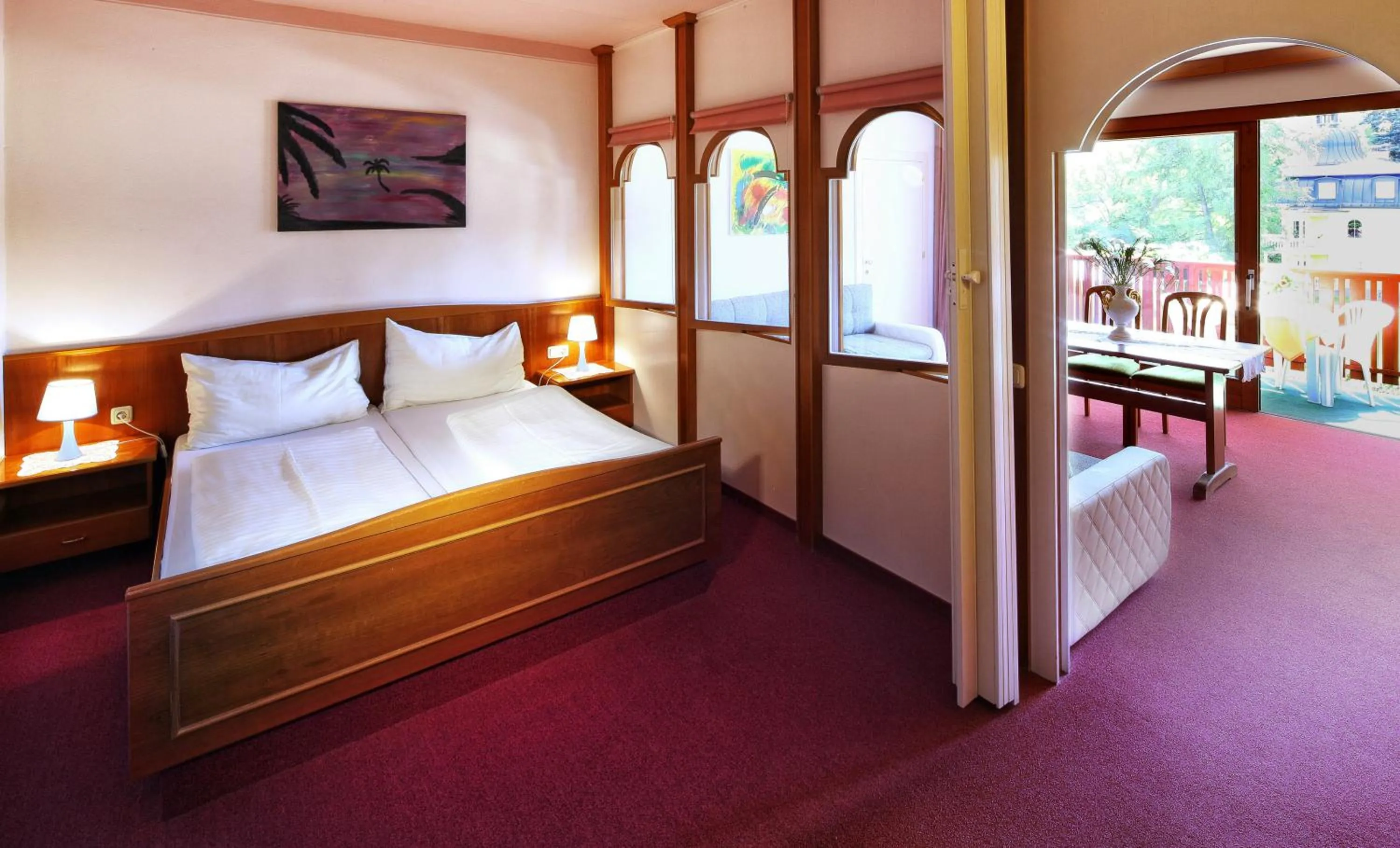 Bed in Strandhotel Orchidee