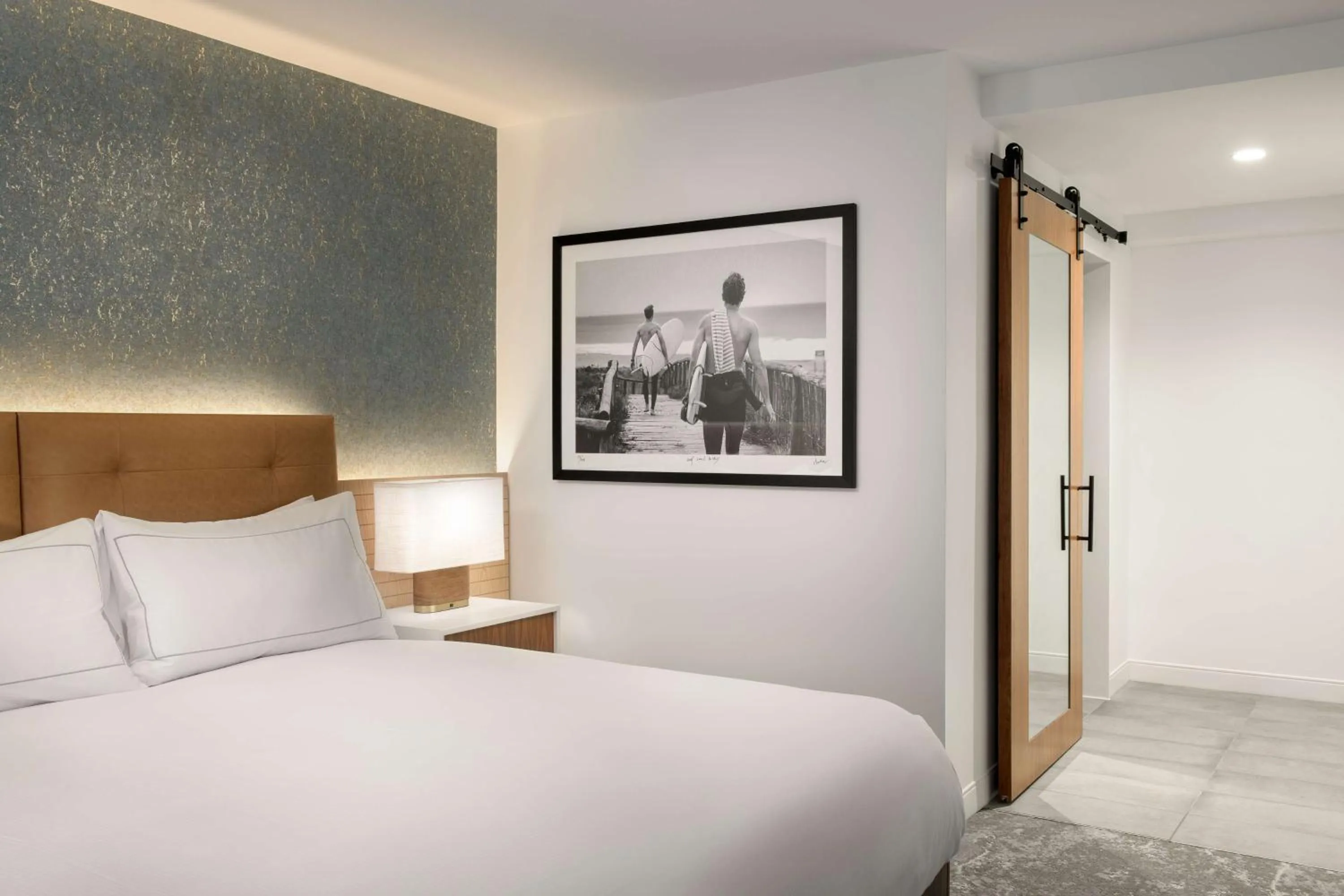 Bed in Hilton Los Angeles-Culver City, CA