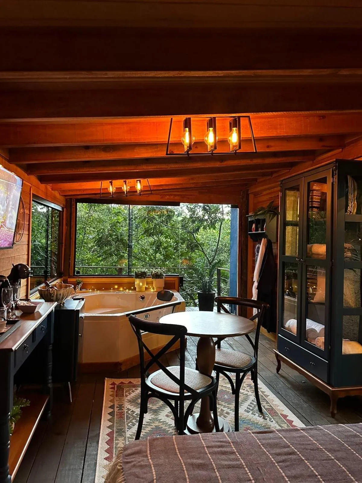 Seating area in Pousada Santa Thereza