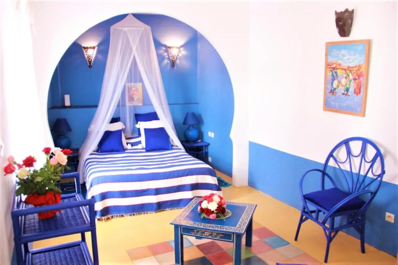 Bed in Riad Haizea Mogador