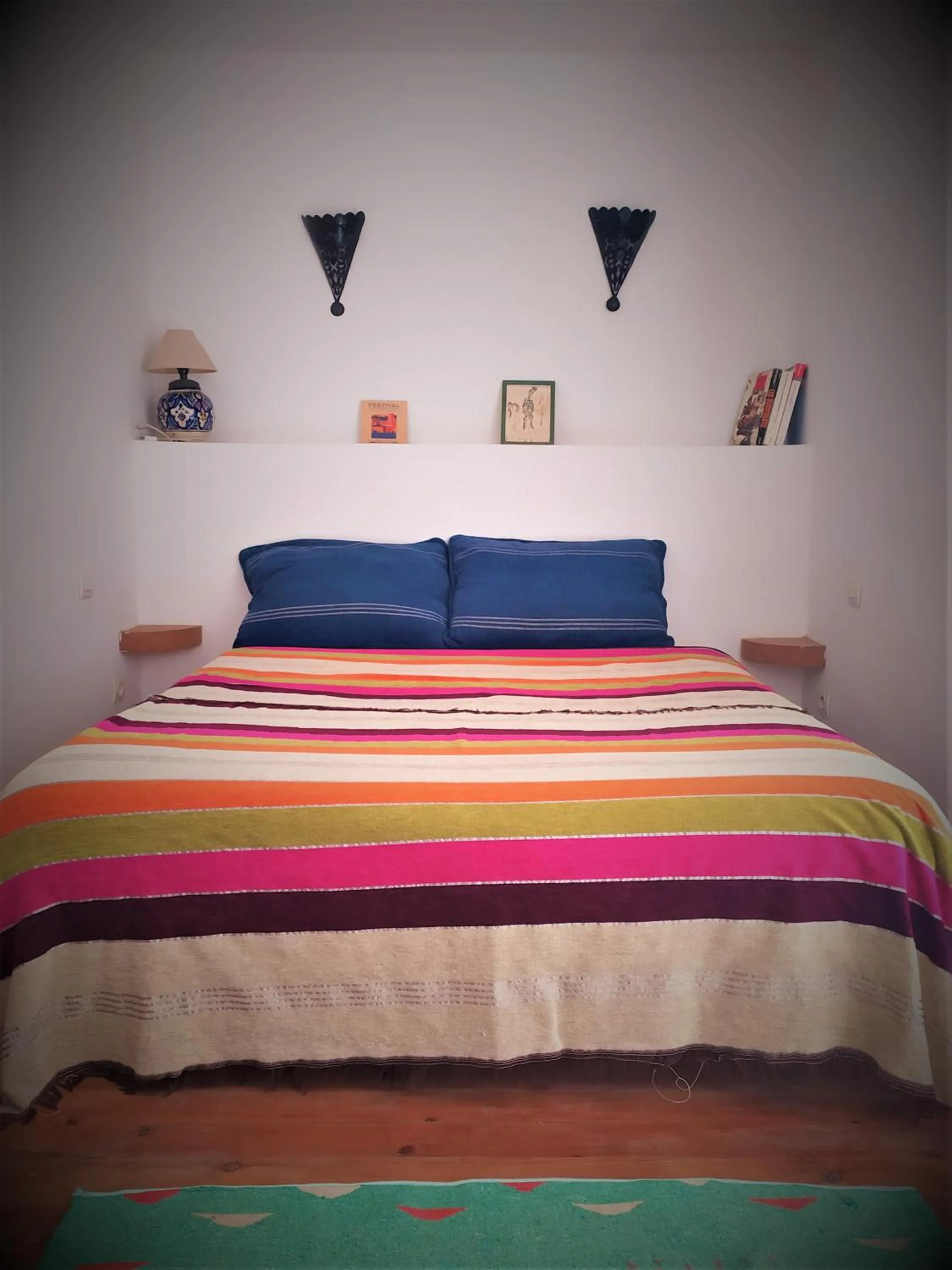 Bed in Riad Haizea Mogador