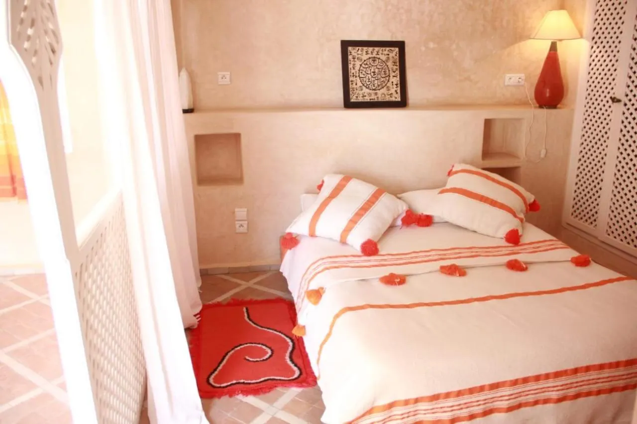 Bed in Riad Haizea Mogador