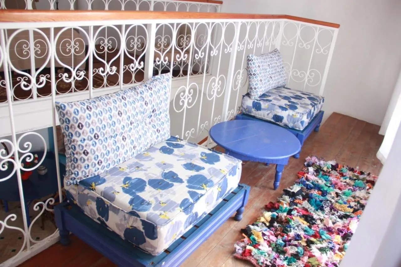 Bed in Riad Haizea Mogador