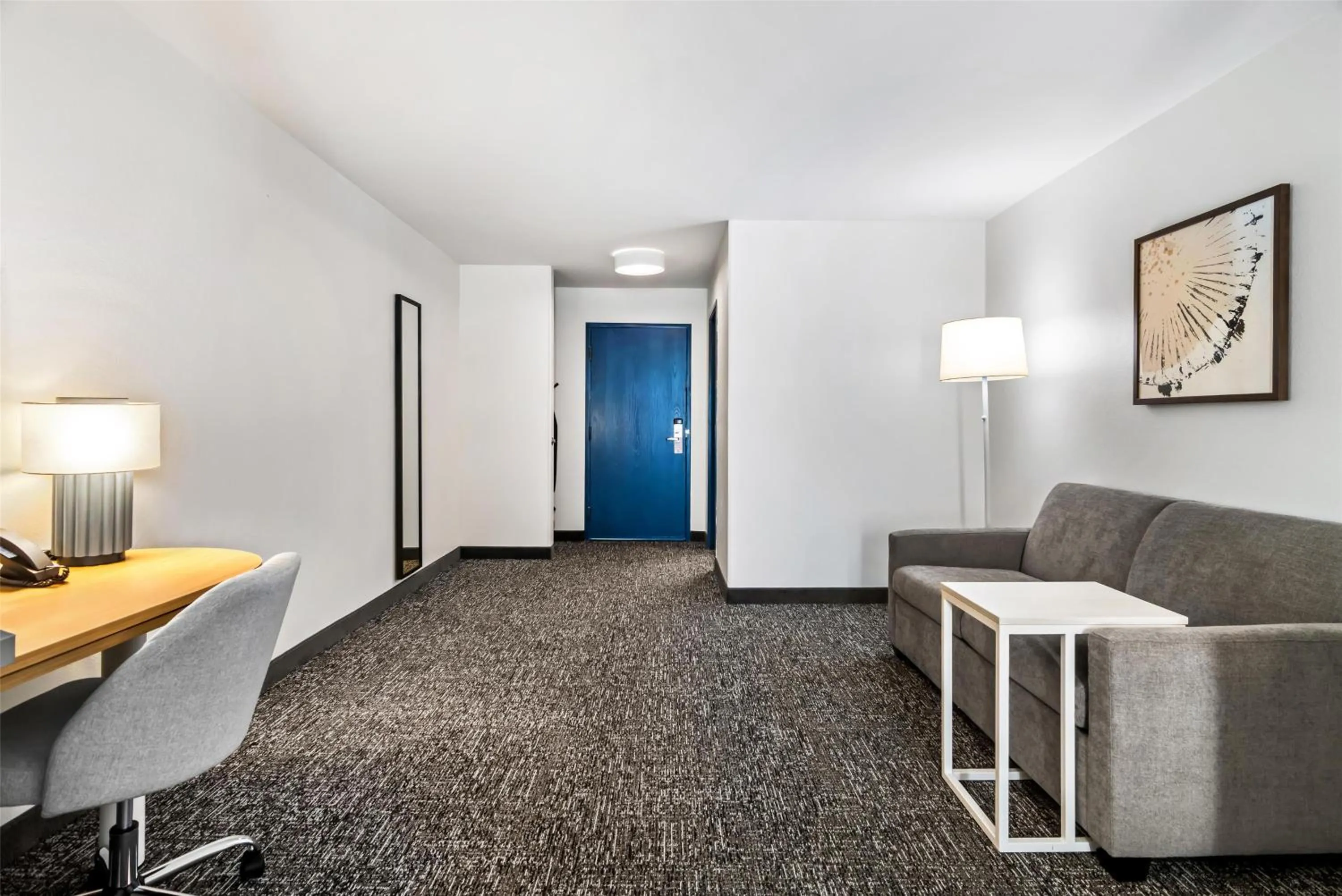 Living room in Spark By Hilton Merrillville