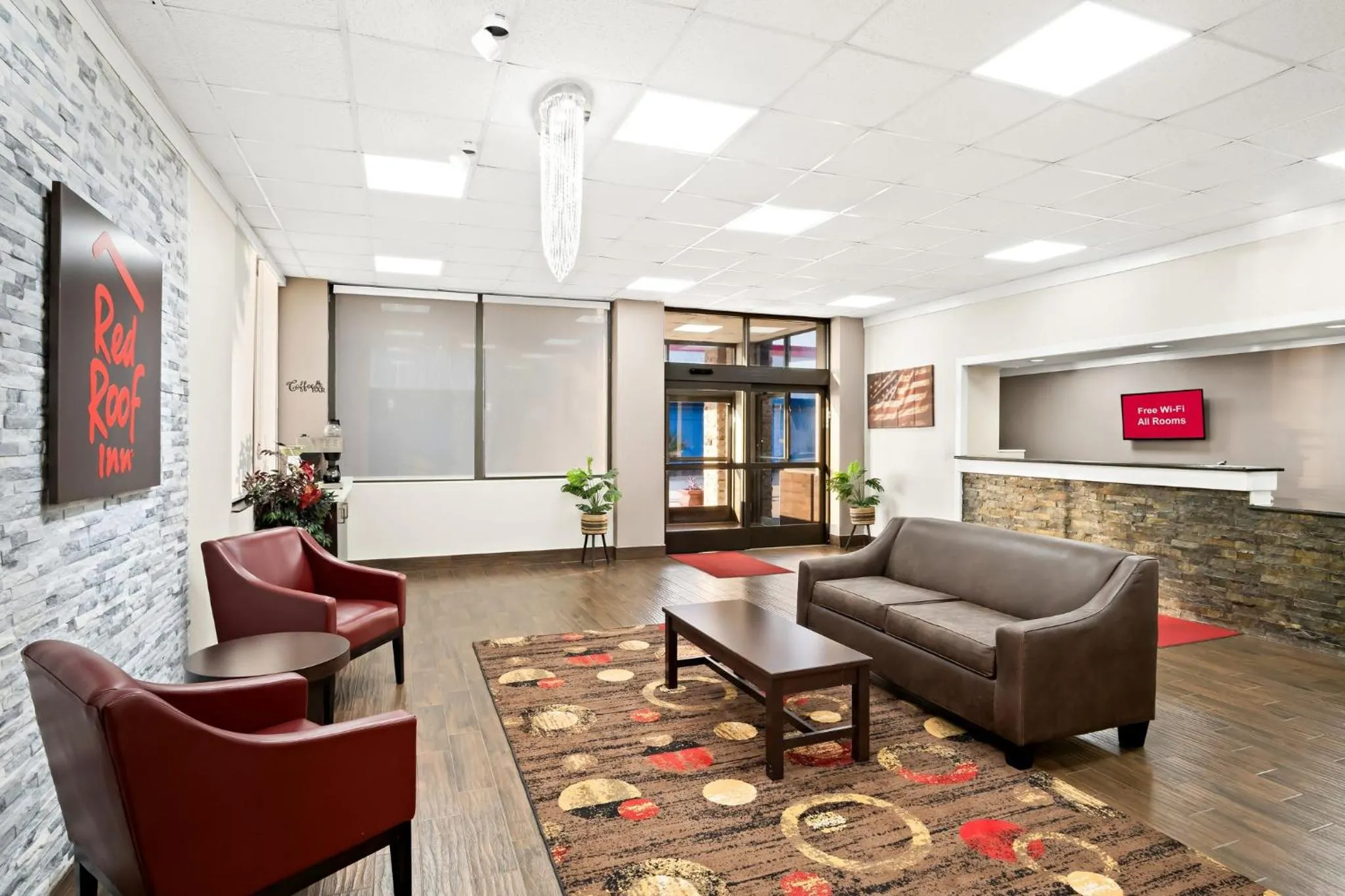 Lobby or reception in Red Roof Inn & Conference Center McKinney