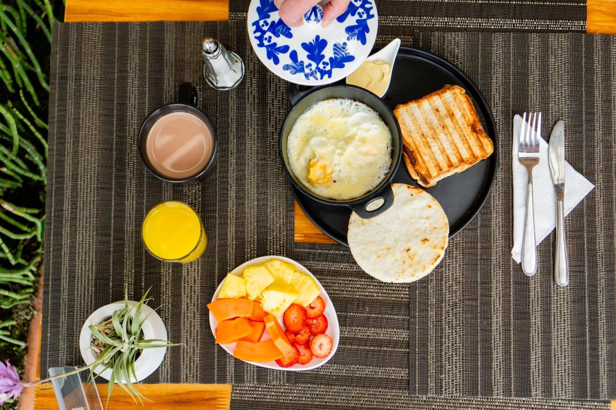 Breakfast in Hotel Piedras De Maní