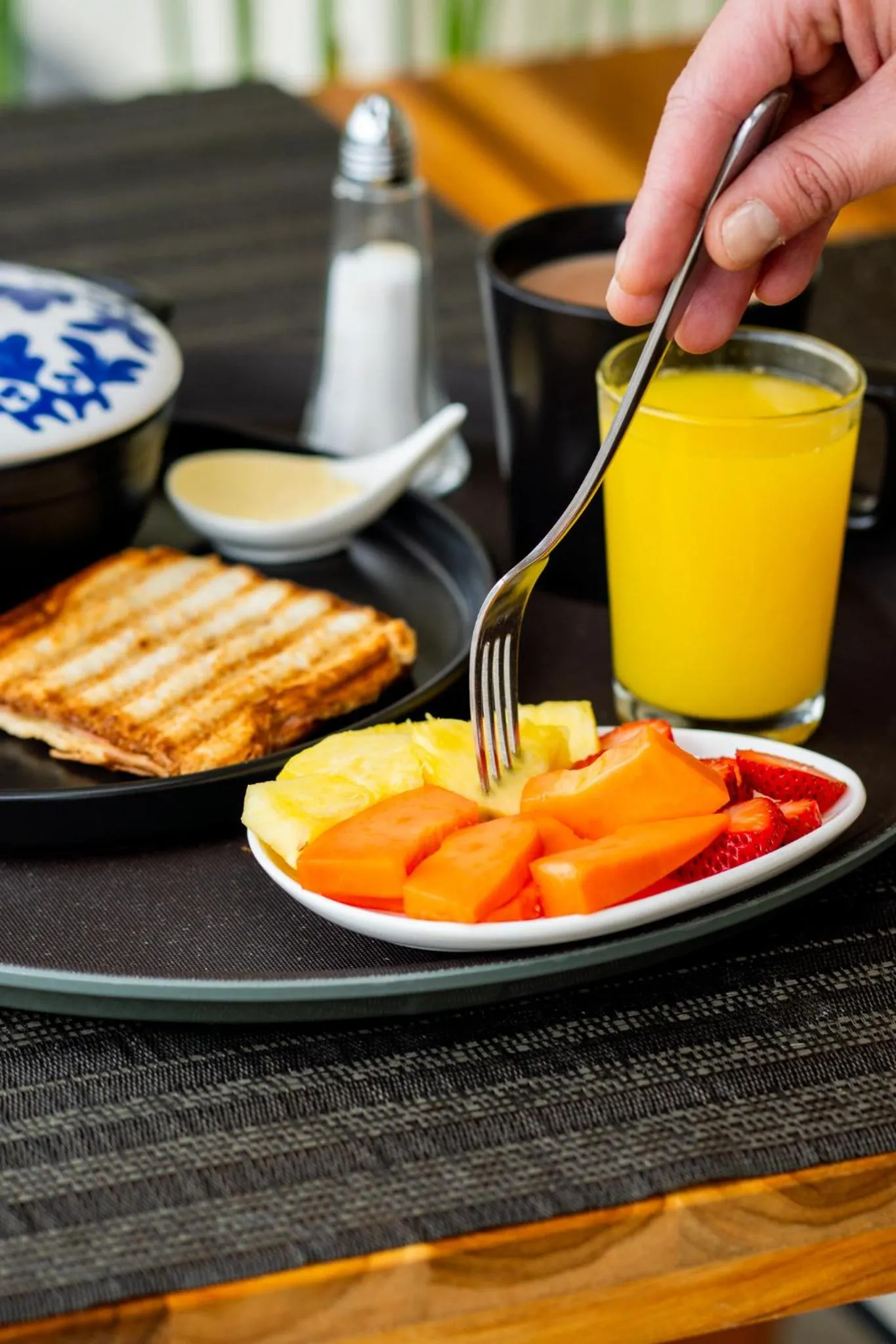 Breakfast in Hotel Piedras De Maní