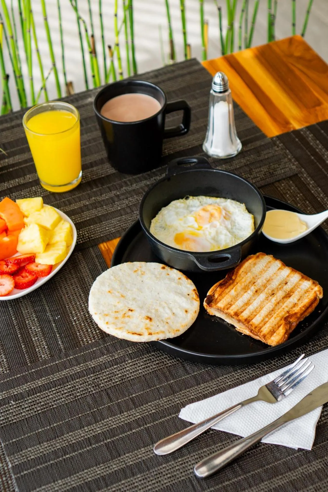 Breakfast in Hotel Piedras De Maní