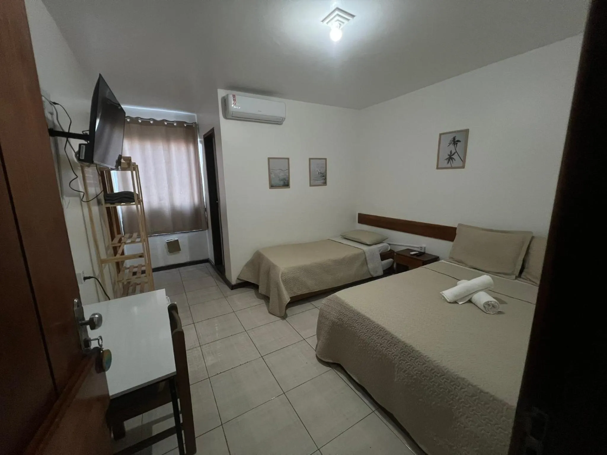 Bed in Pousada Mar Aberto