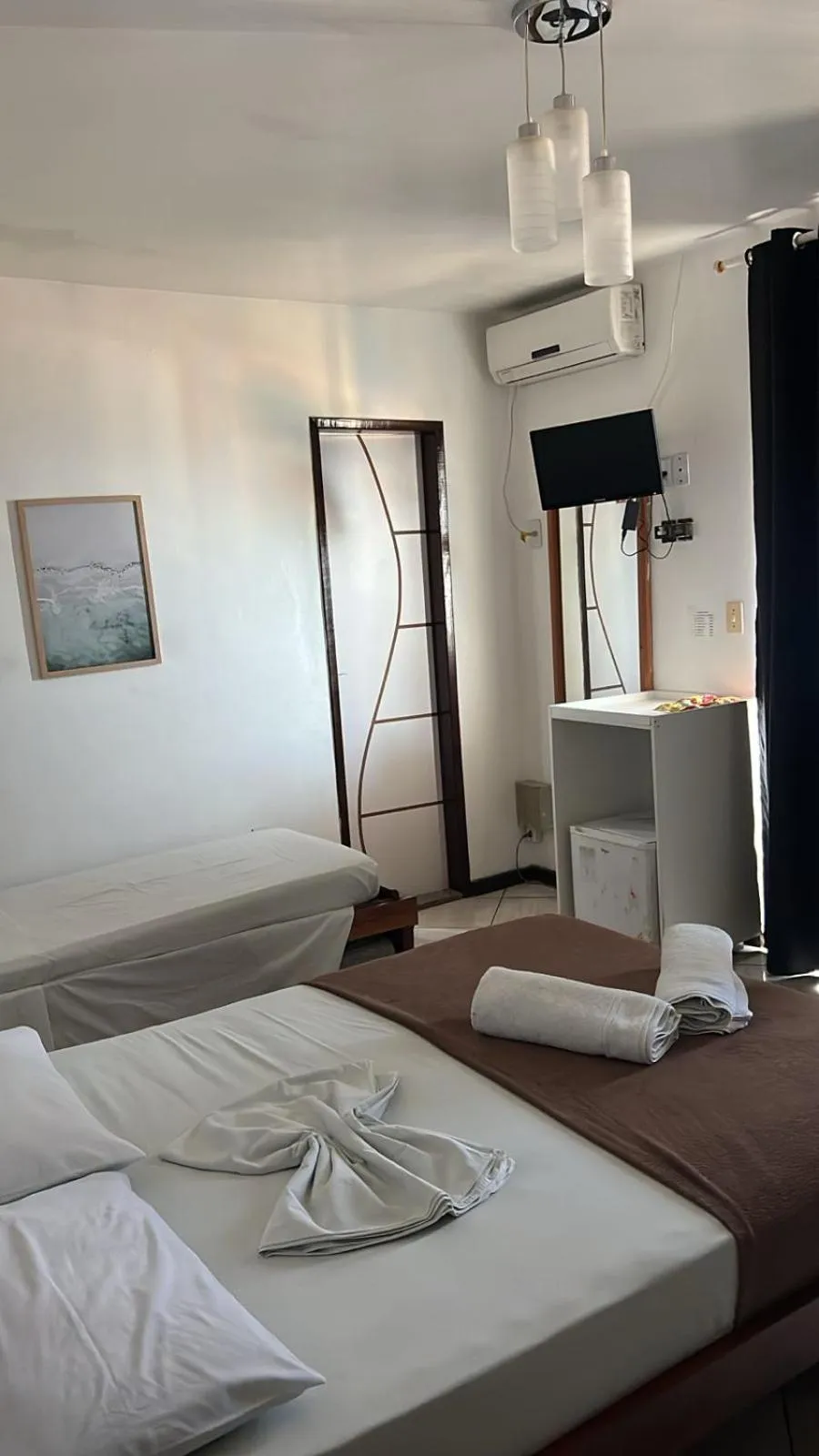 Bedroom, Bed in Pousada Mar Aberto