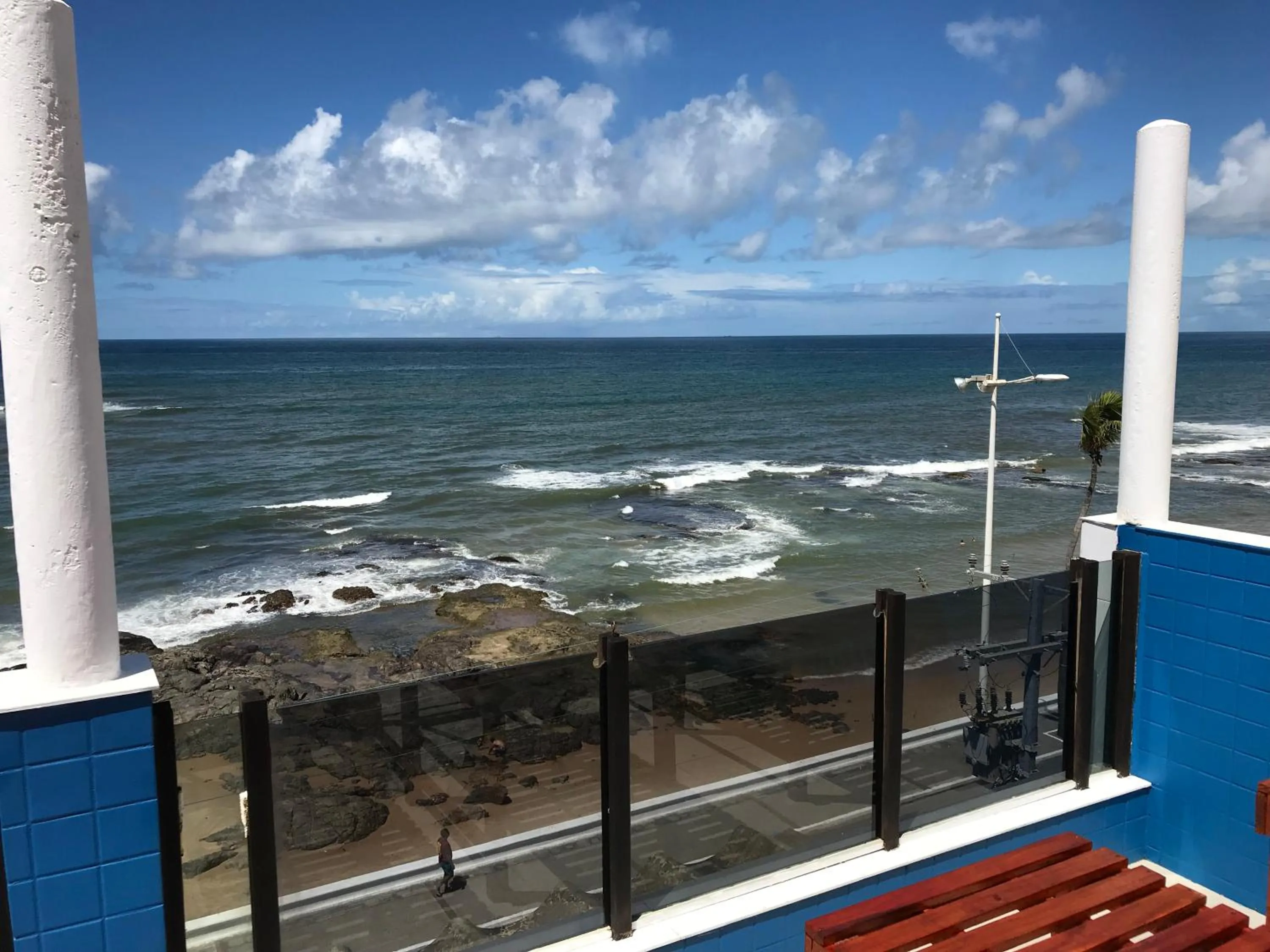 Balcony/Terrace in Pousada Mar Aberto