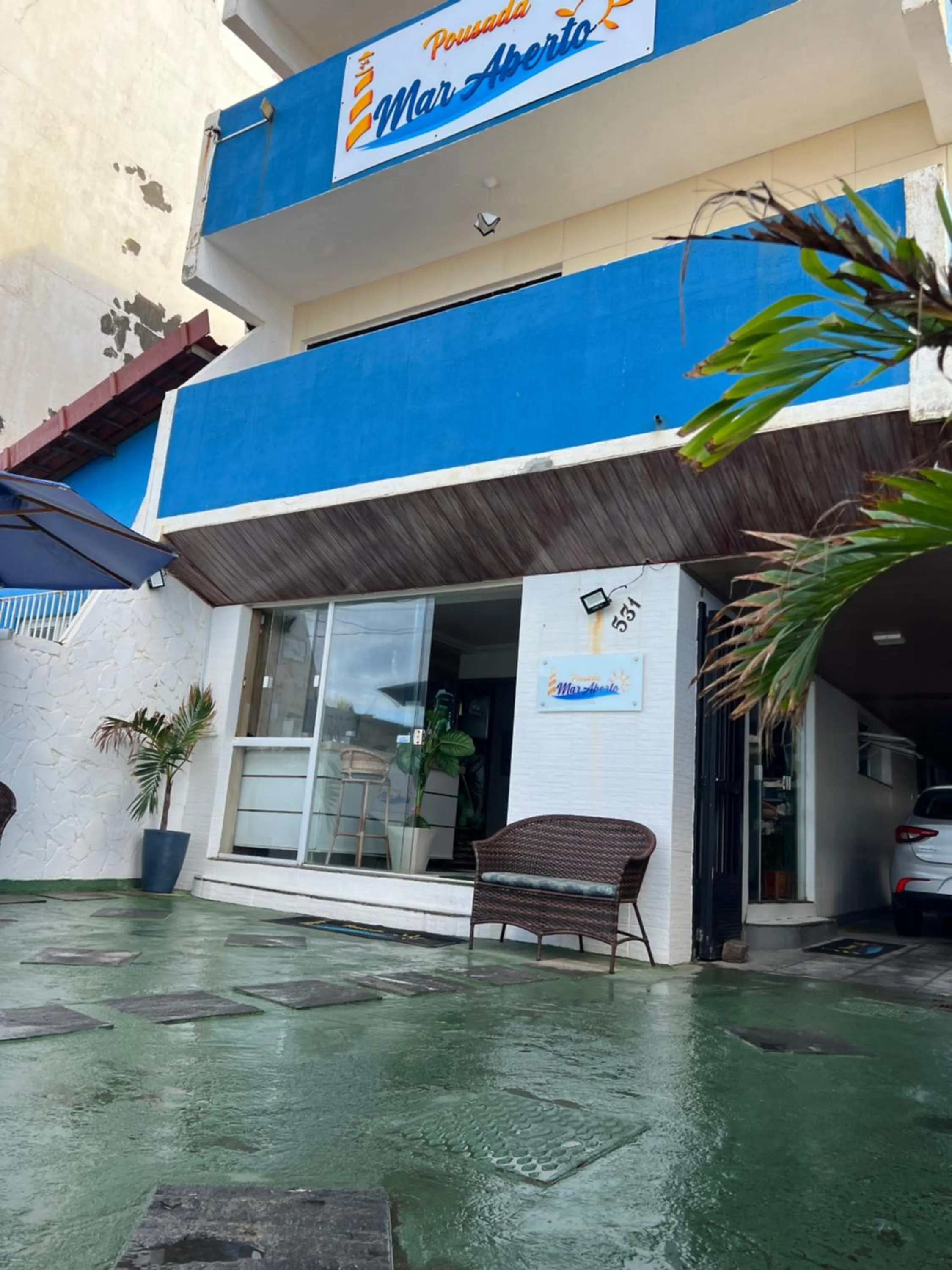 Property building in Pousada Mar Aberto