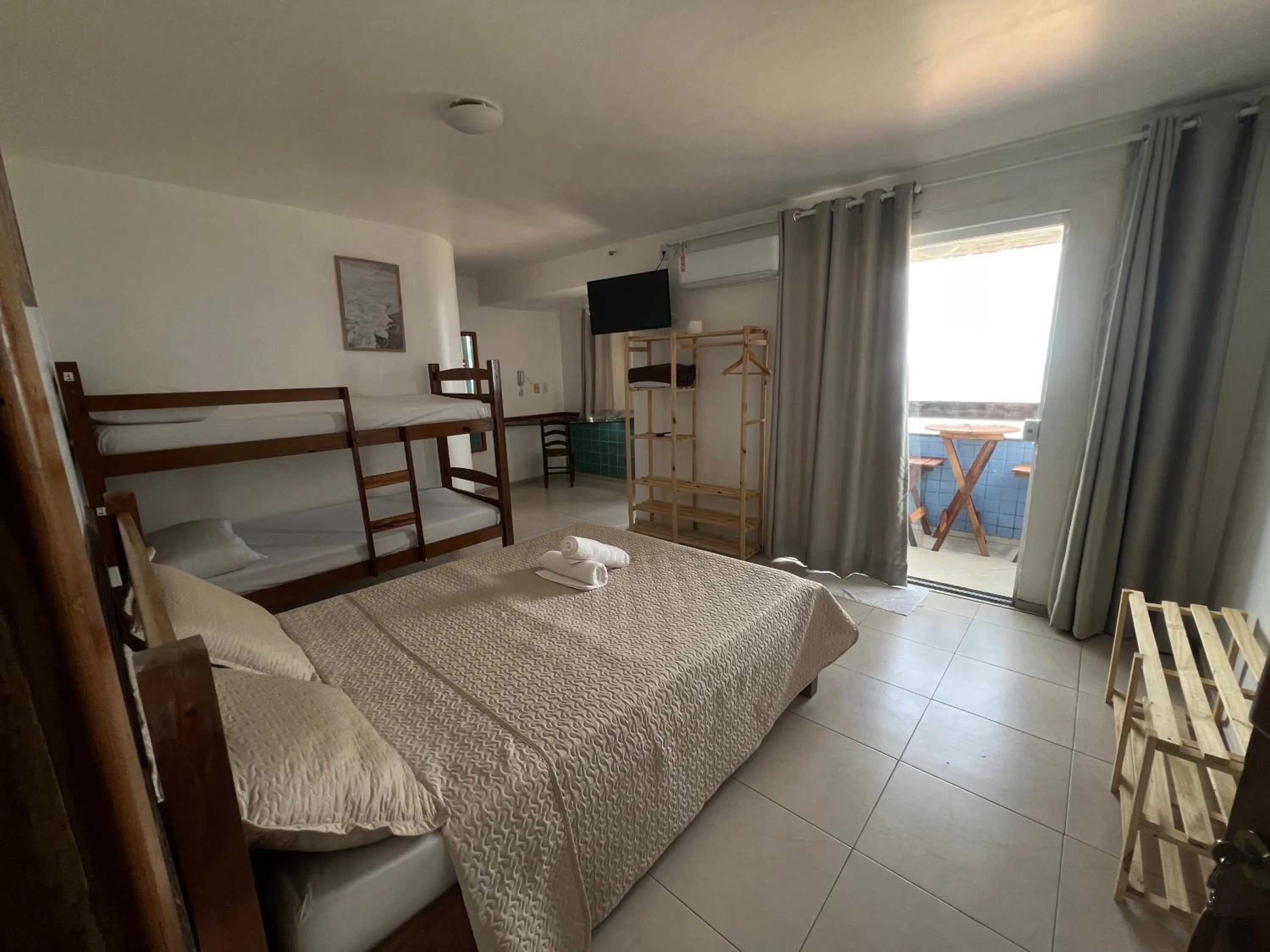 Bed in Pousada Mar Aberto