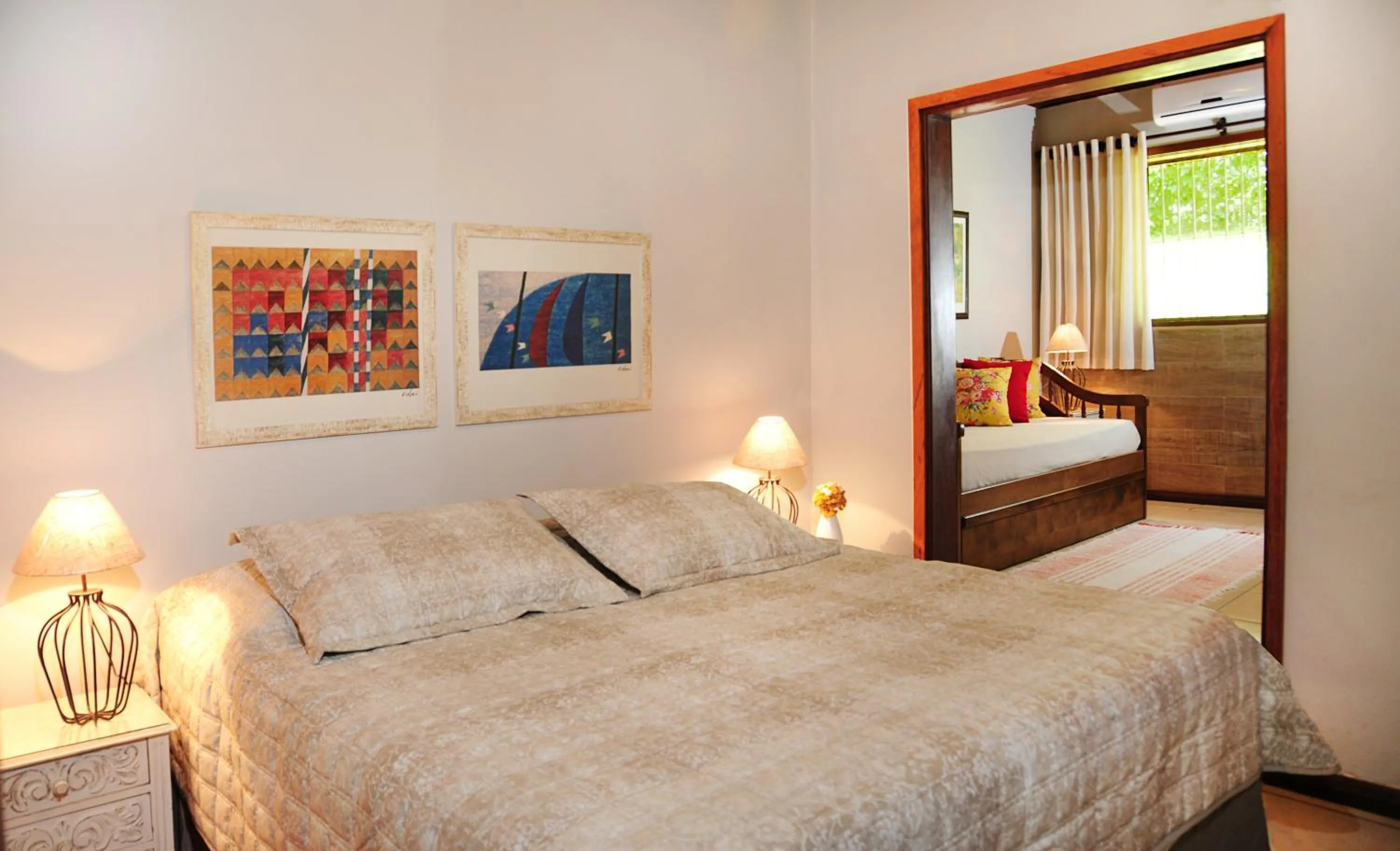 Bed in Hotel Daniela