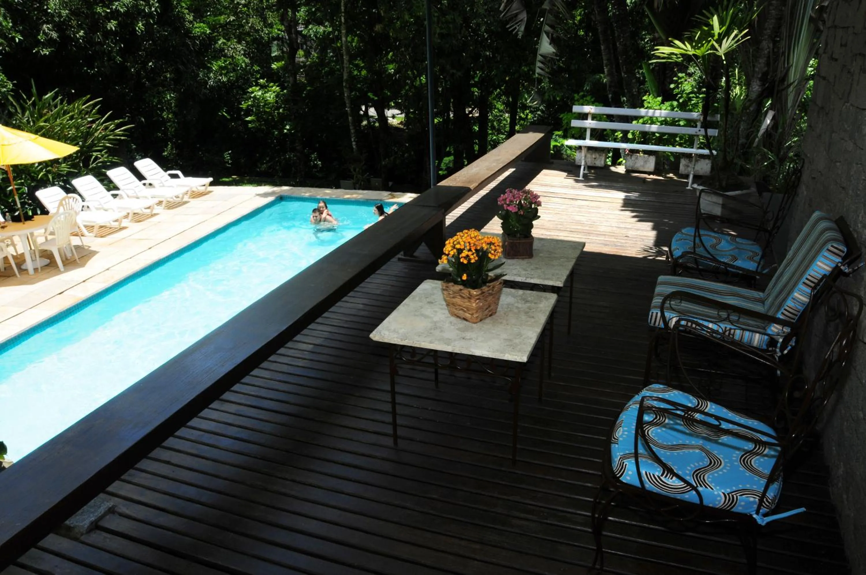 Pool view in Hotel Daniela