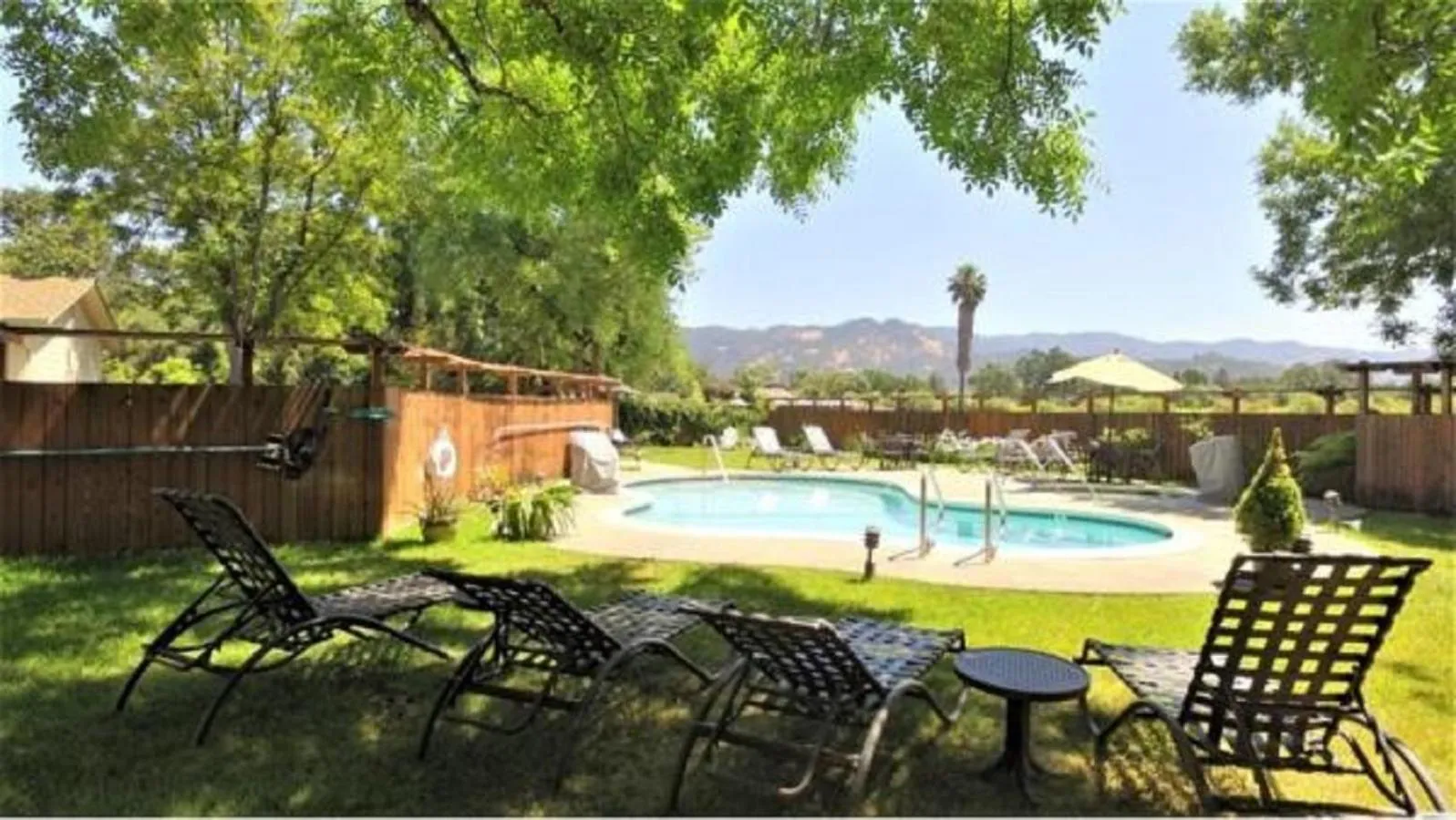 Pool view in The Inn on Pine