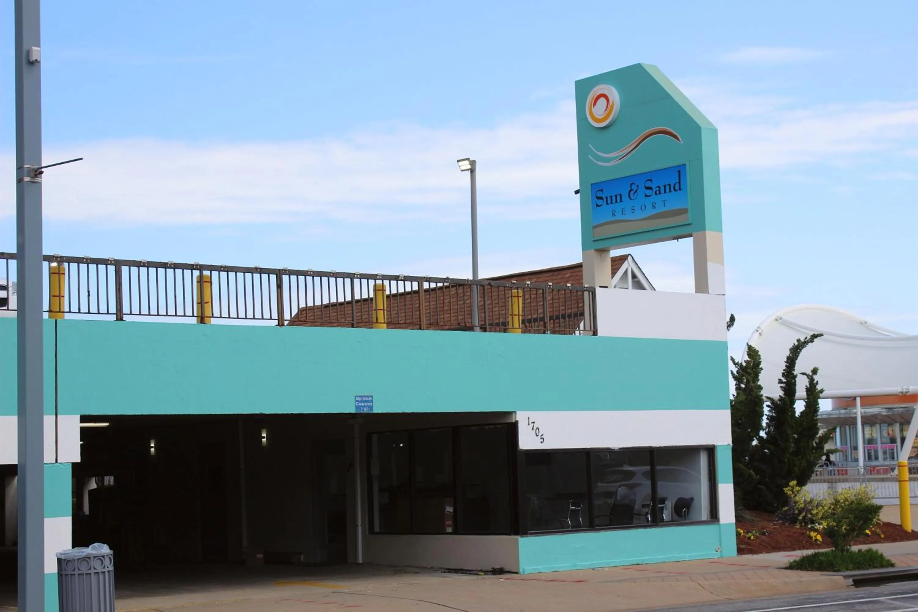 Property building in Sun & Sand Resort Oceanfront Suites