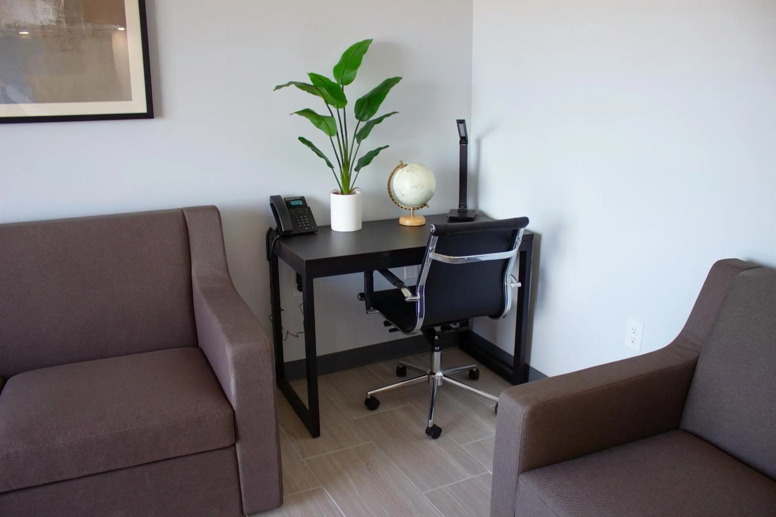 Living room in Sun & Sand Resort Oceanfront Suites