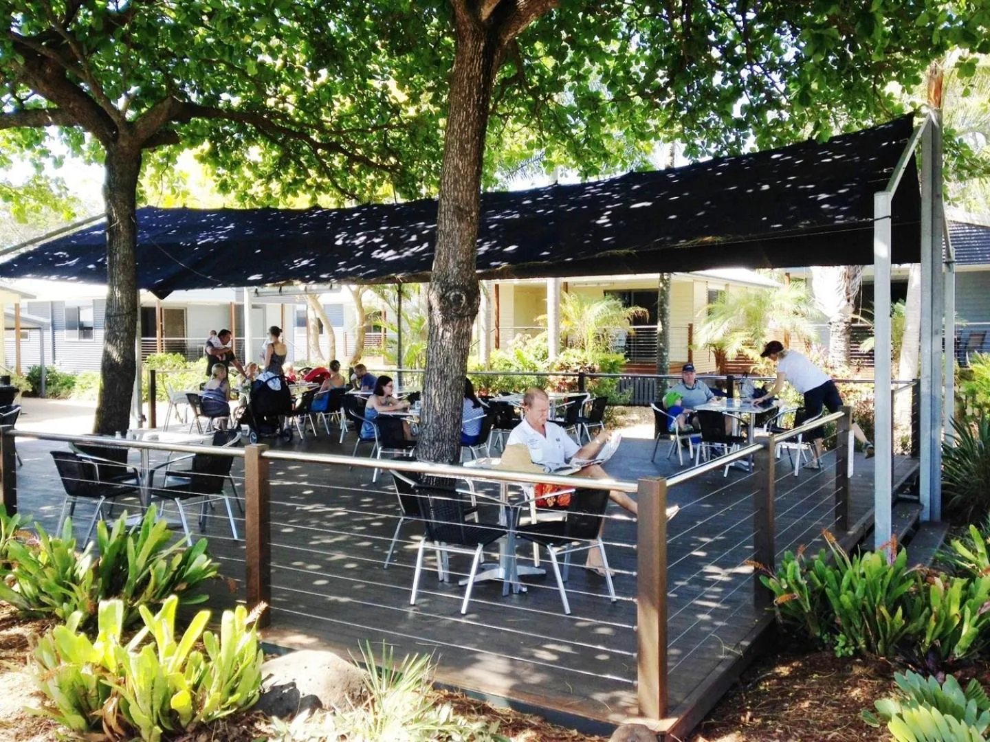 Property building in NRMA Woodgate Beach Holiday Park