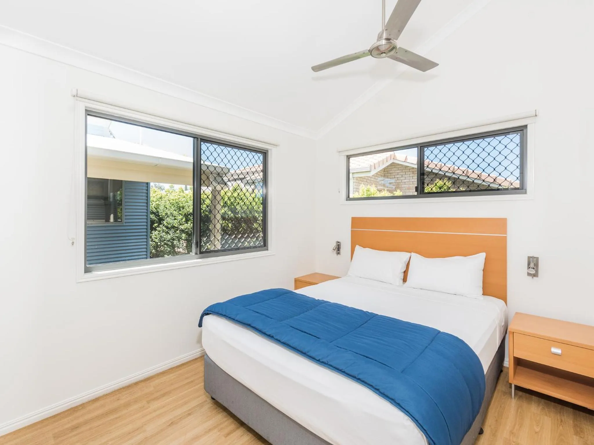 Bedroom, Bed in NRMA Woodgate Beach Holiday Park