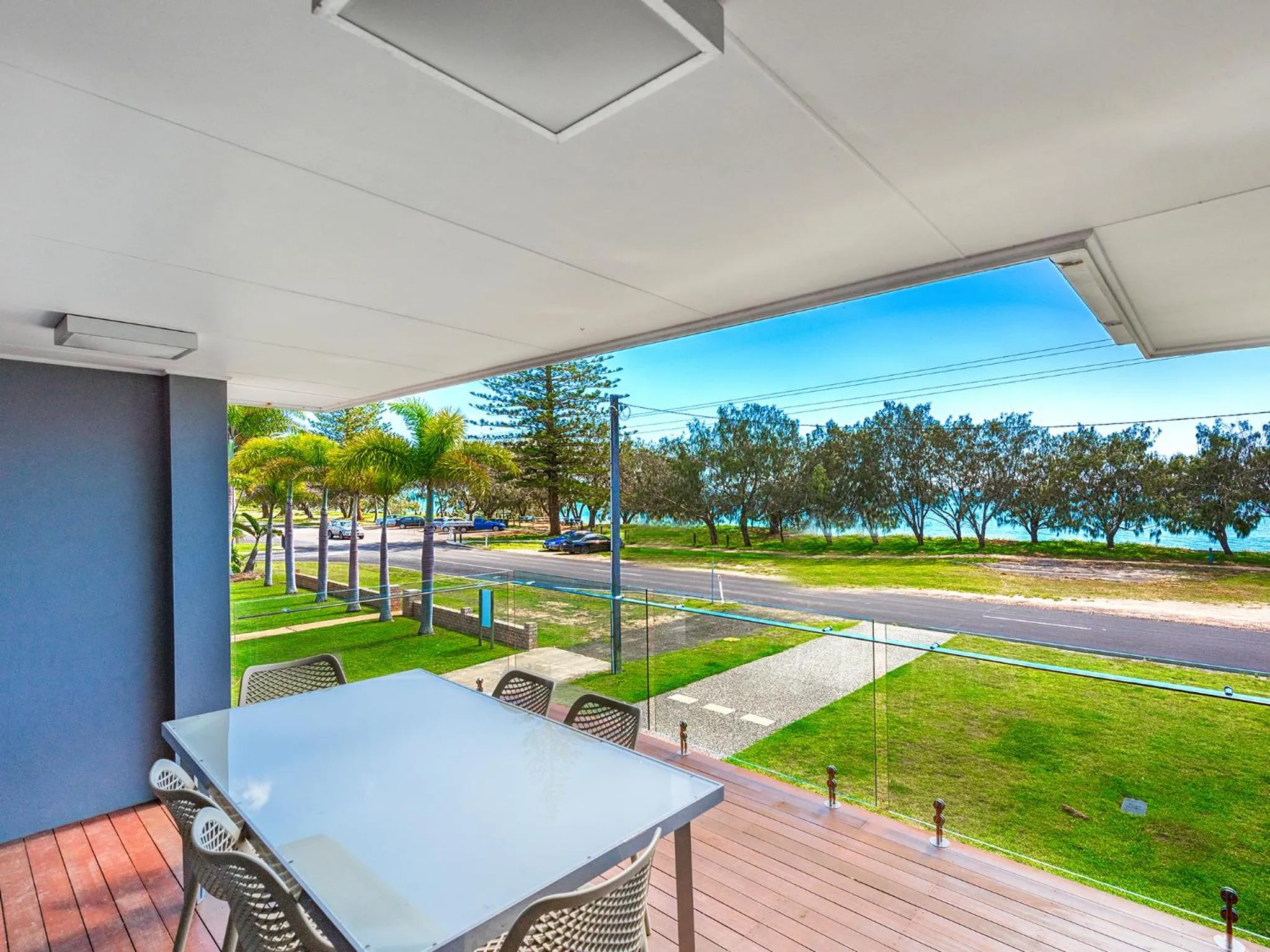 BBQ facilities in NRMA Woodgate Beach Holiday Park