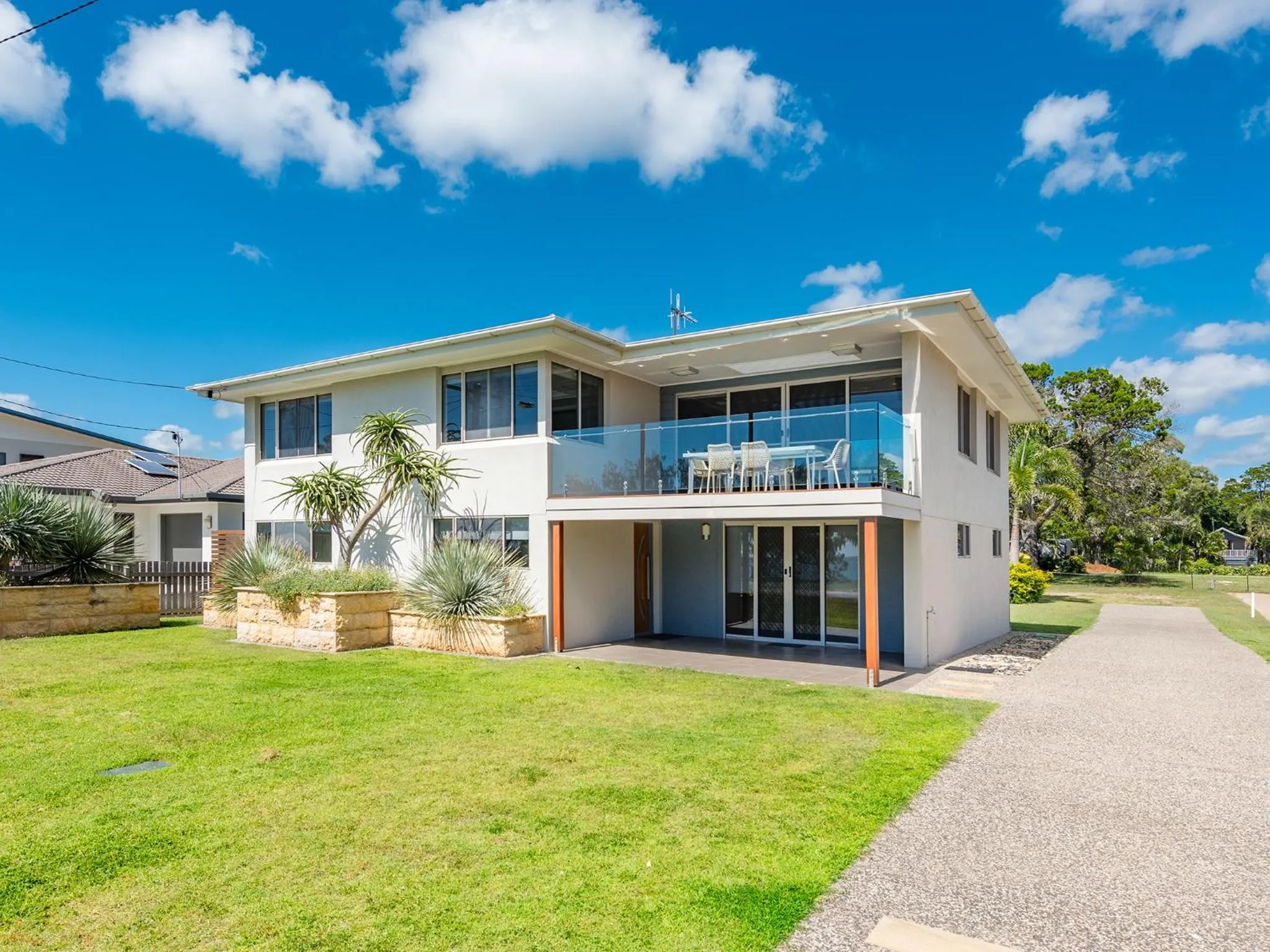 Balcony/Terrace in NRMA Woodgate Beach Holiday Park