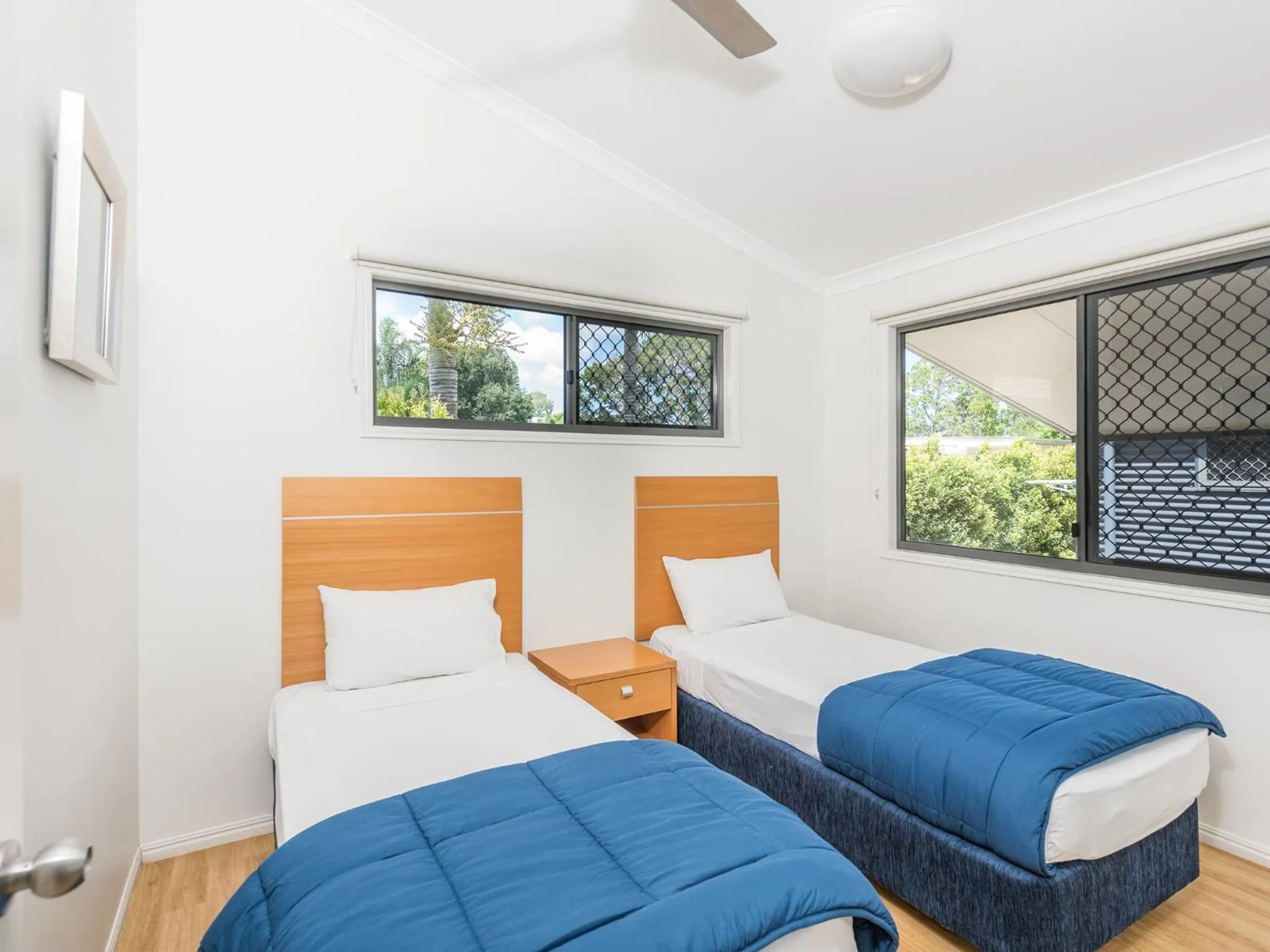 Bedroom, Bed in NRMA Woodgate Beach Holiday Park