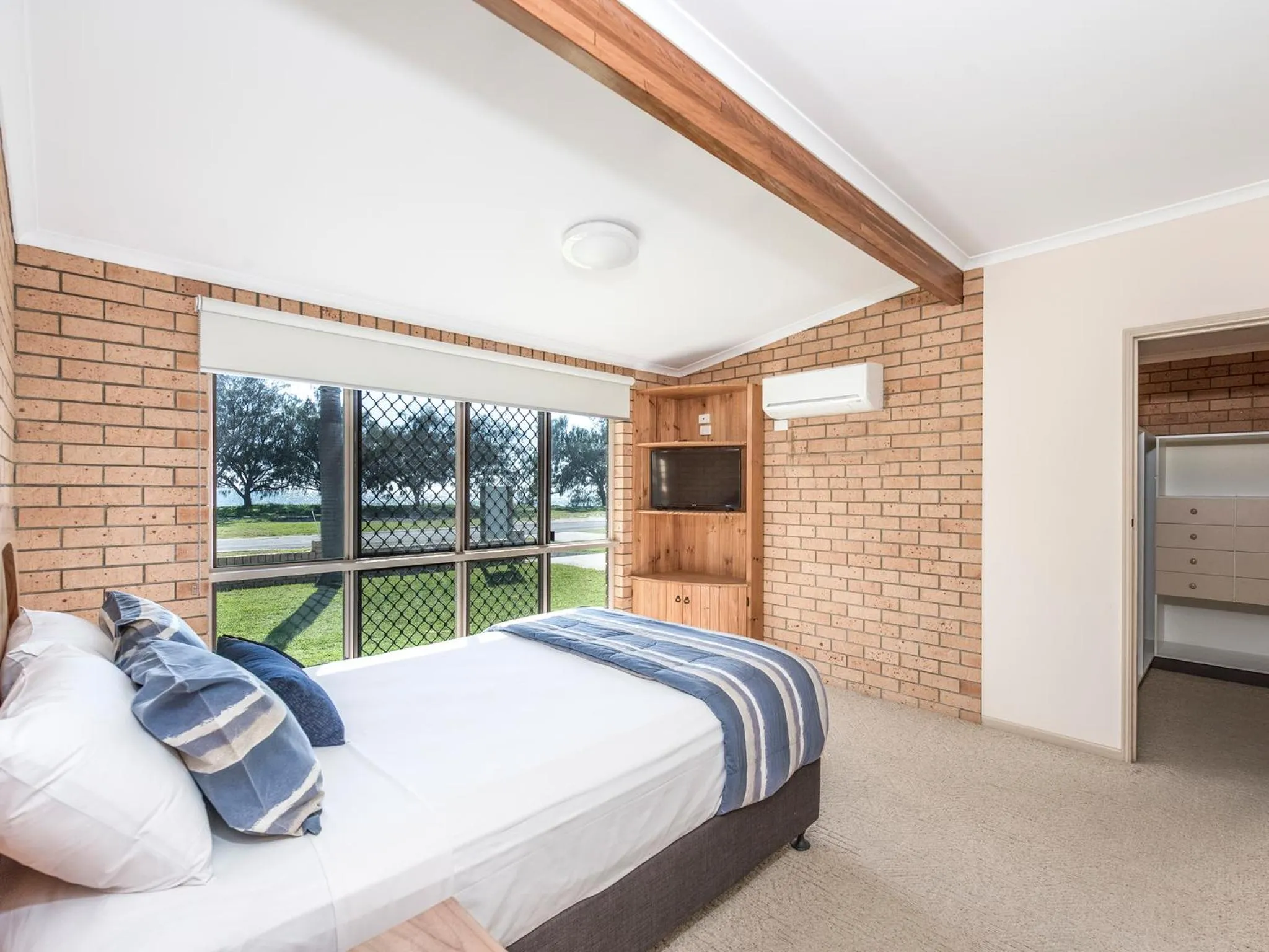 Bedroom, Bed in NRMA Woodgate Beach Holiday Park