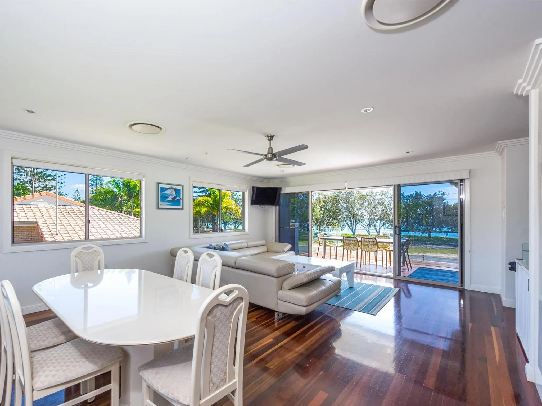 Balcony/Terrace in NRMA Woodgate Beach Holiday Park