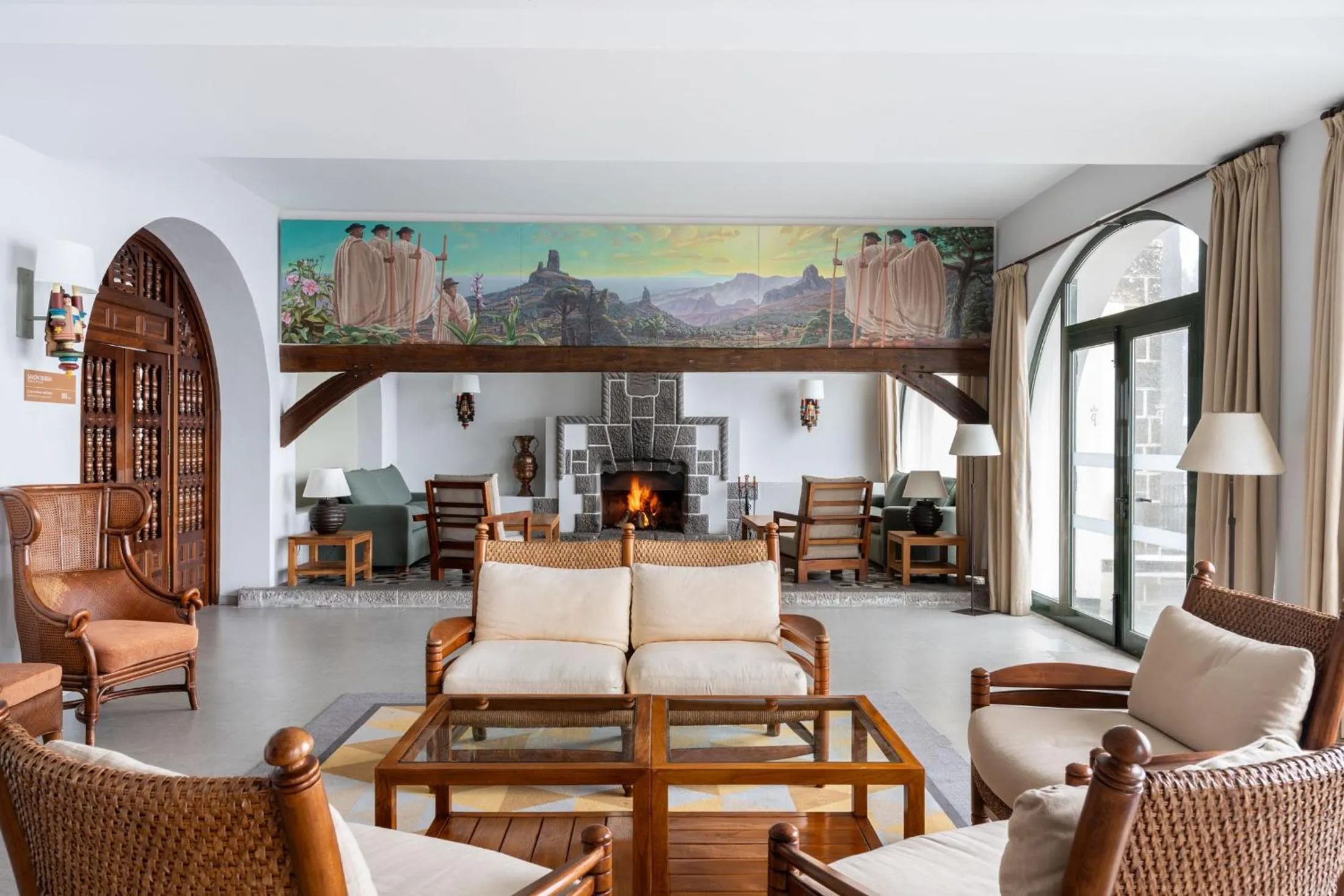 Living room in Parador de Cruz de Tejeda