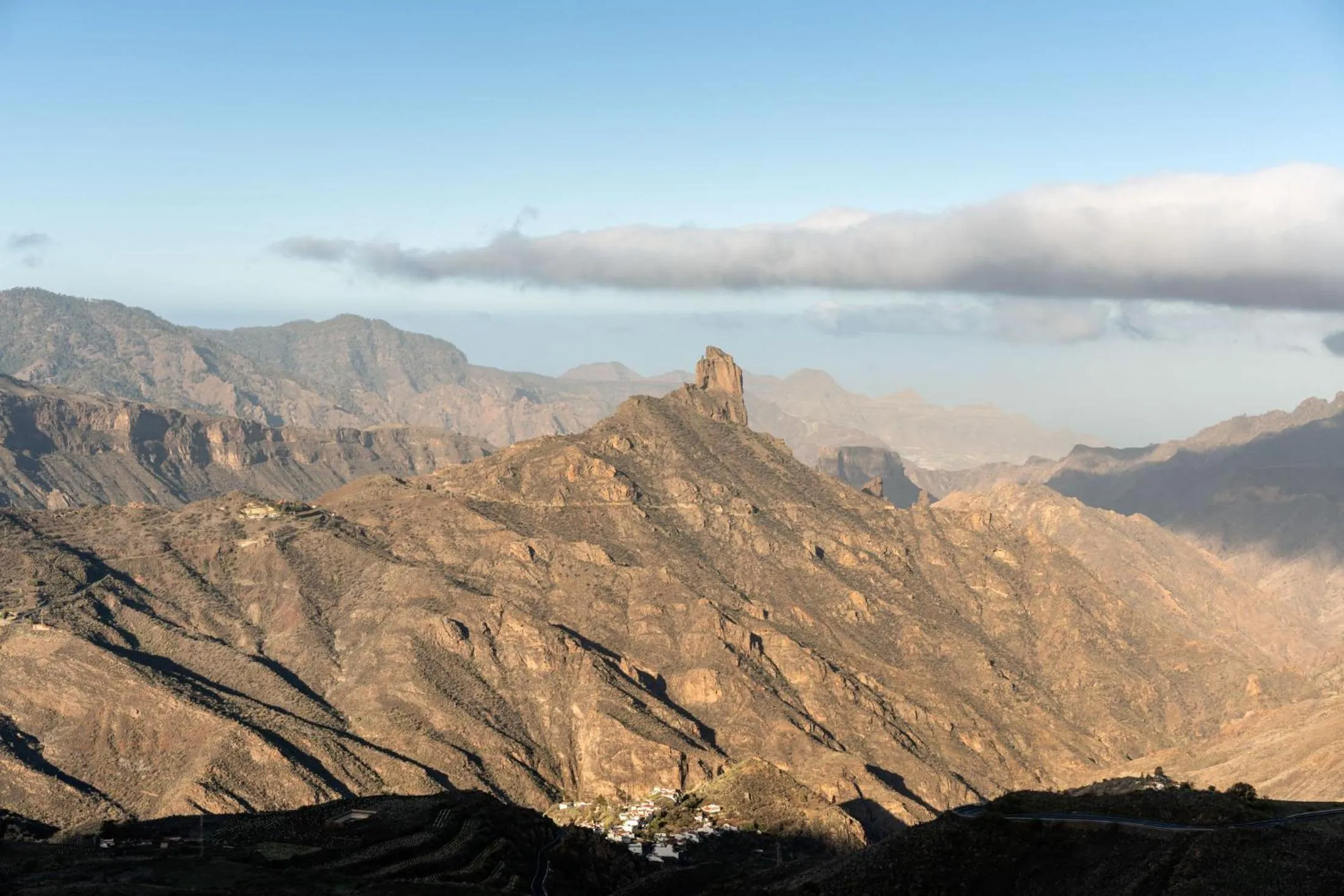 Natural landscape in Parador de Cruz de Tejeda