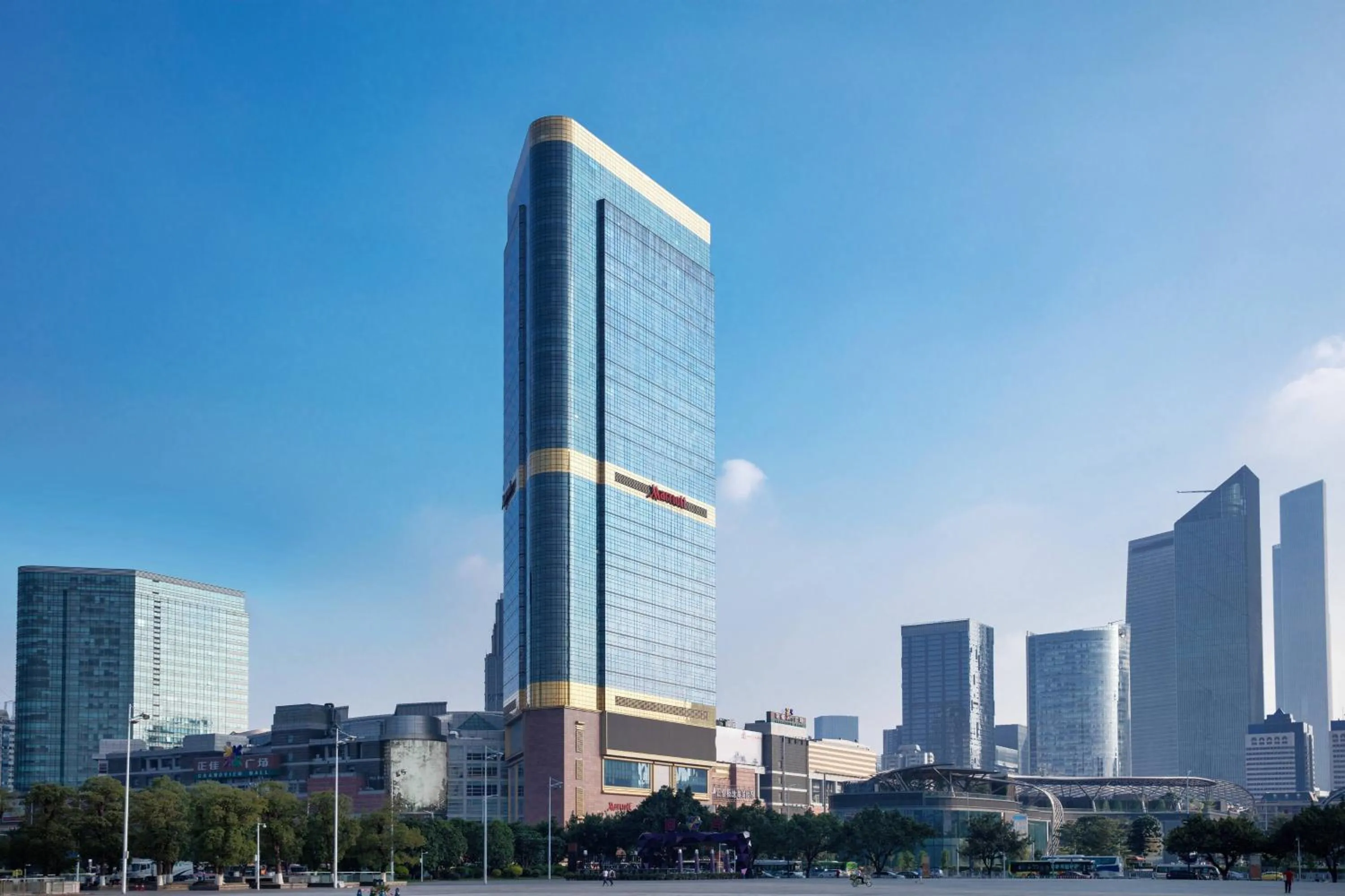 Property building in Guangzhou Marriott Hotel Tianhe