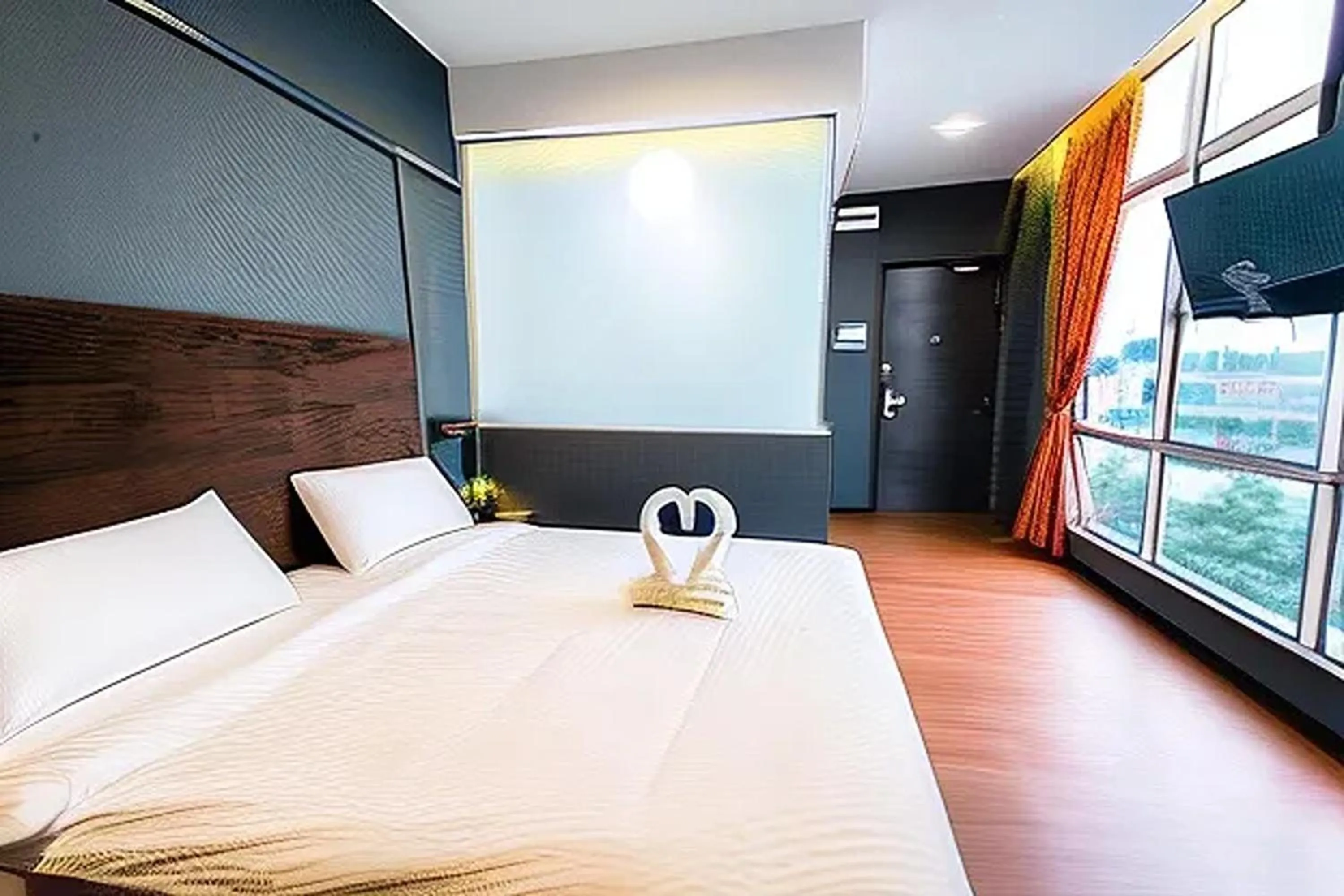 Bed in Jenjarom Boutique Hotel