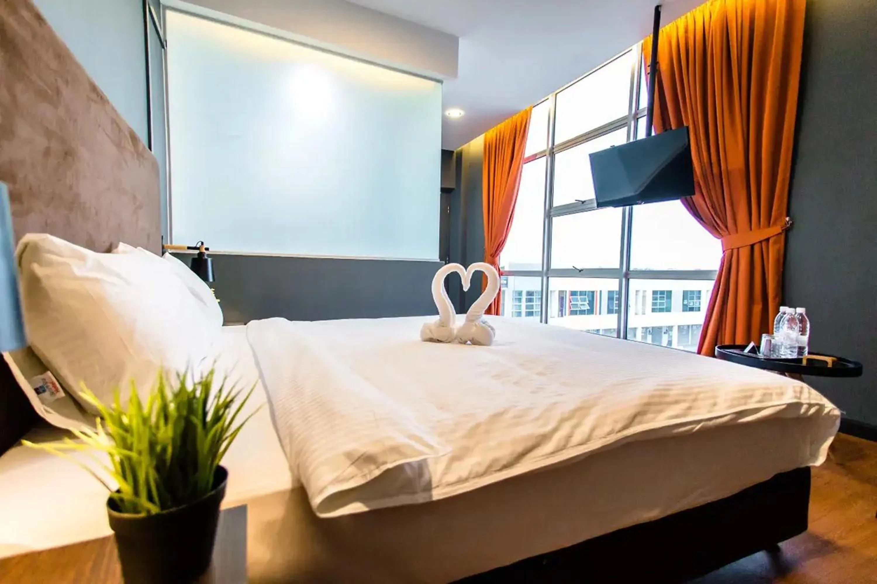 Bed in Jenjarom Boutique Hotel