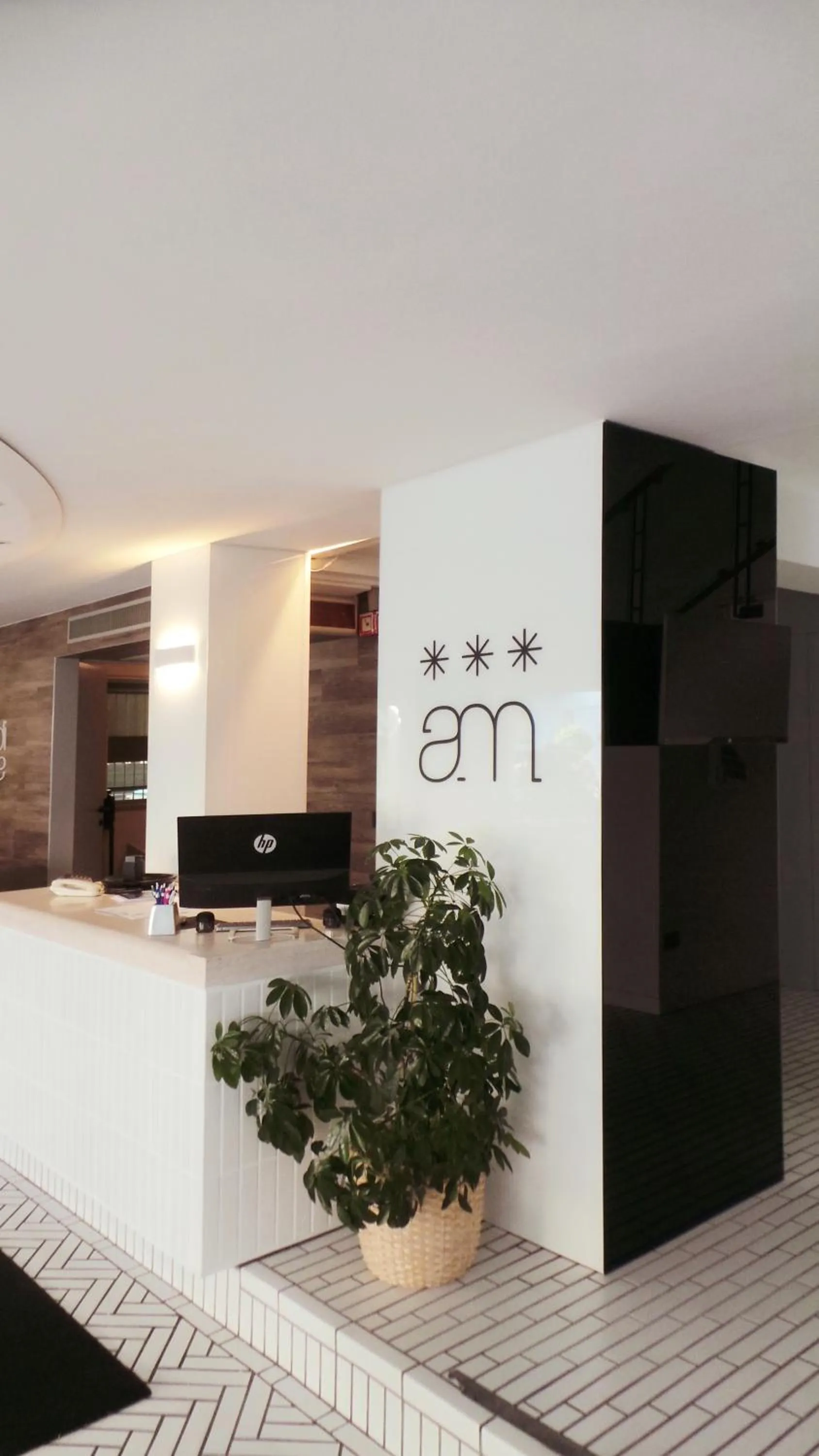 Lobby or reception in Hotel Aria di Mare Bed & Breakfast & Beach in centro a Riccione