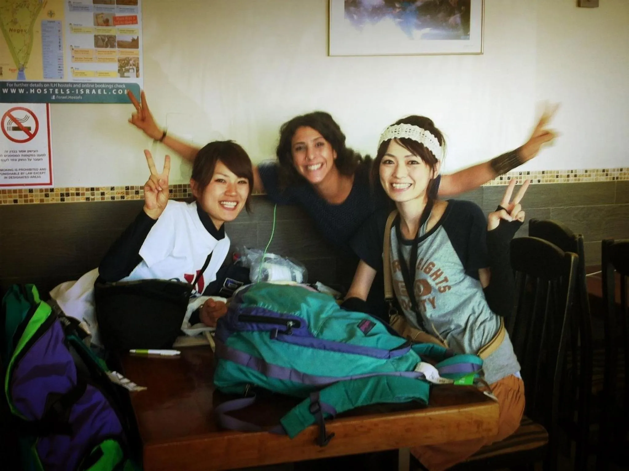 People in Arava Hostel