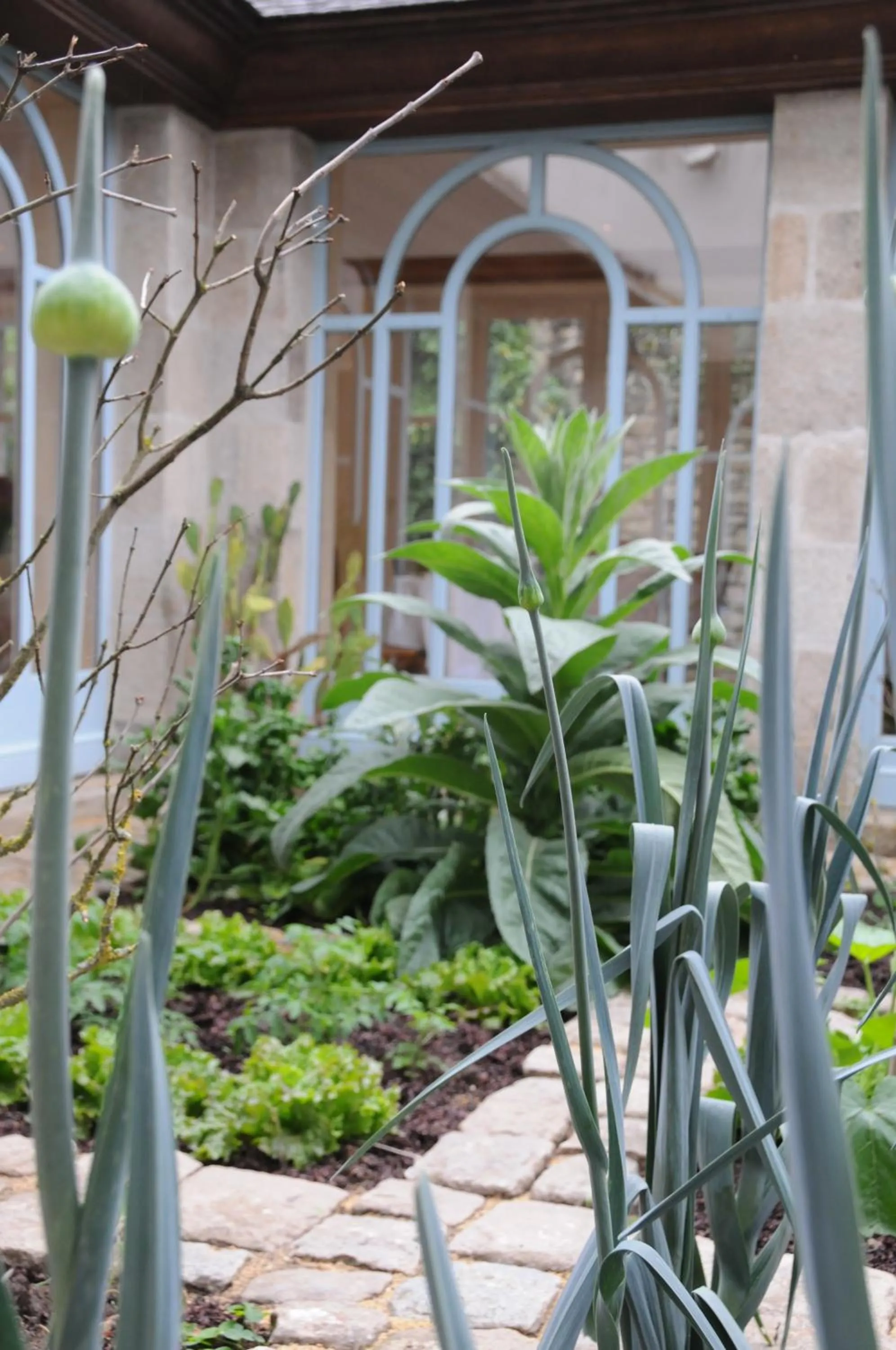 Patio in Auberge Bretonne