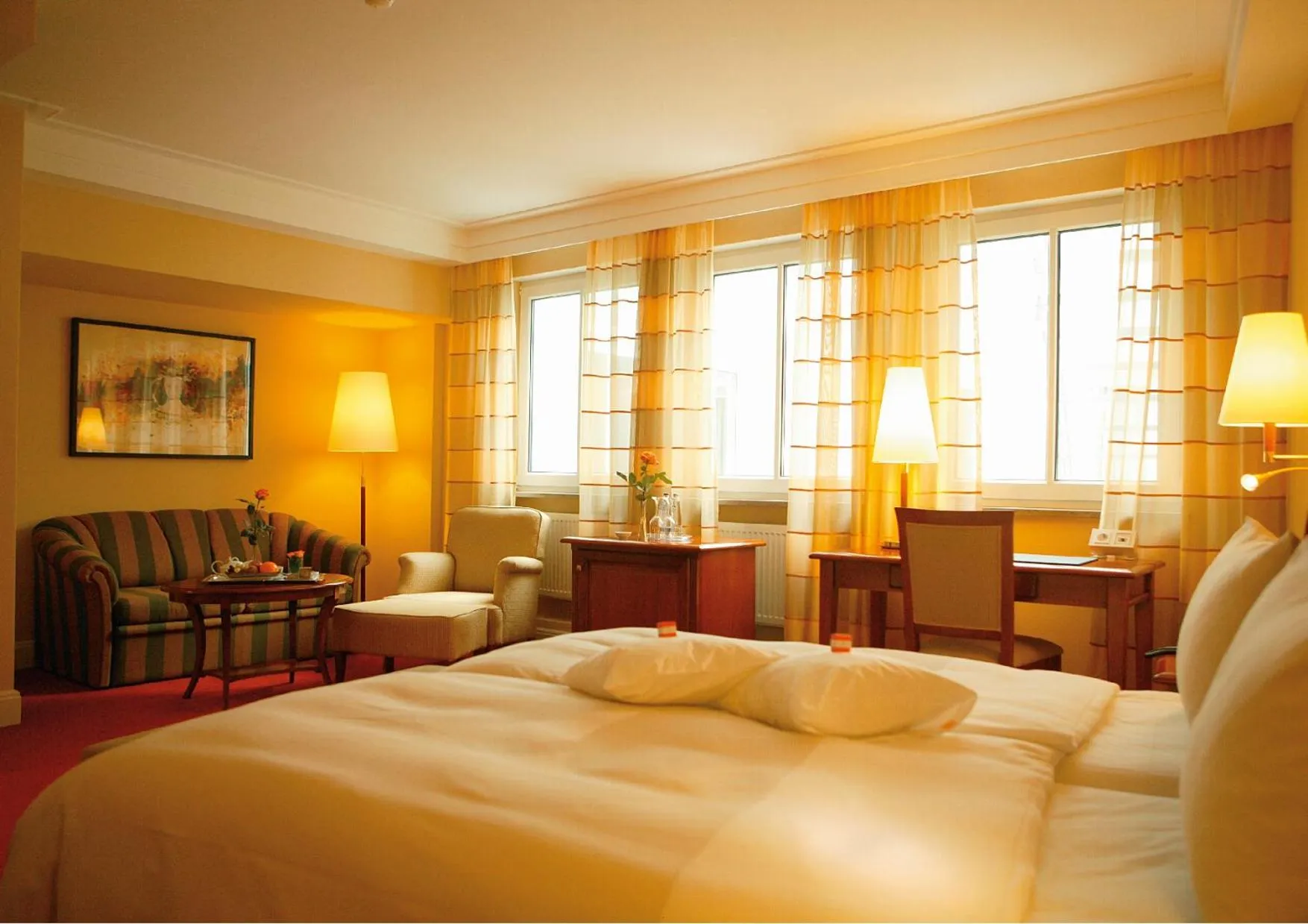 Bed in Hotel Moosburger Hof