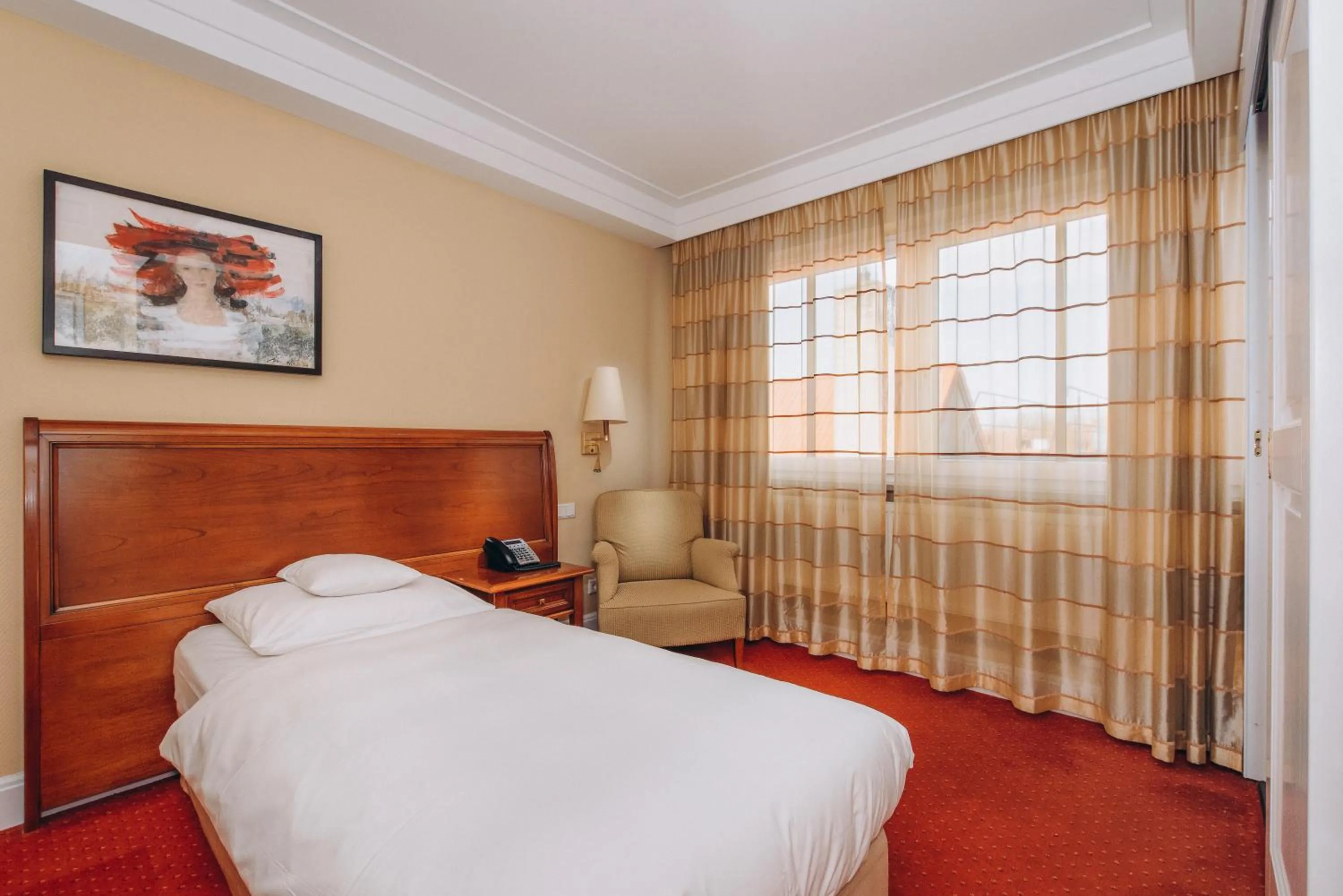 Bed in Hotel Moosburger Hof