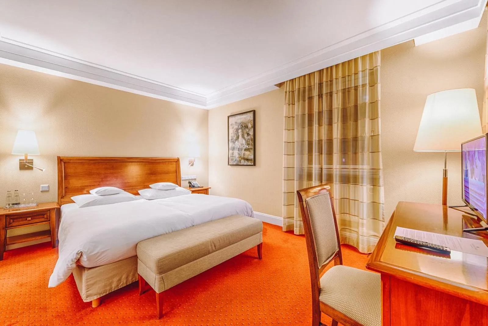 Bed in Hotel Moosburger Hof