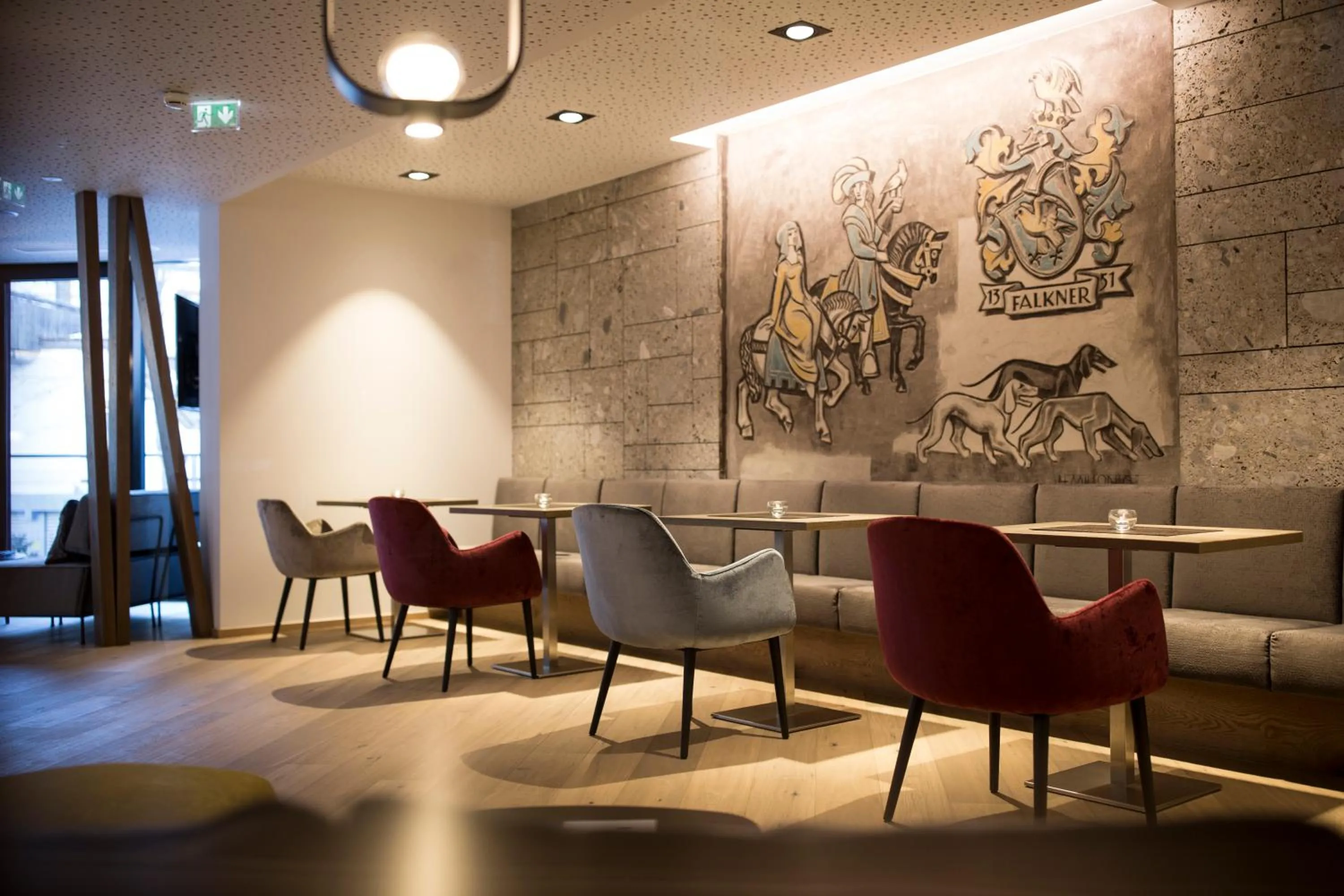 Lobby or reception in stefan Hotel