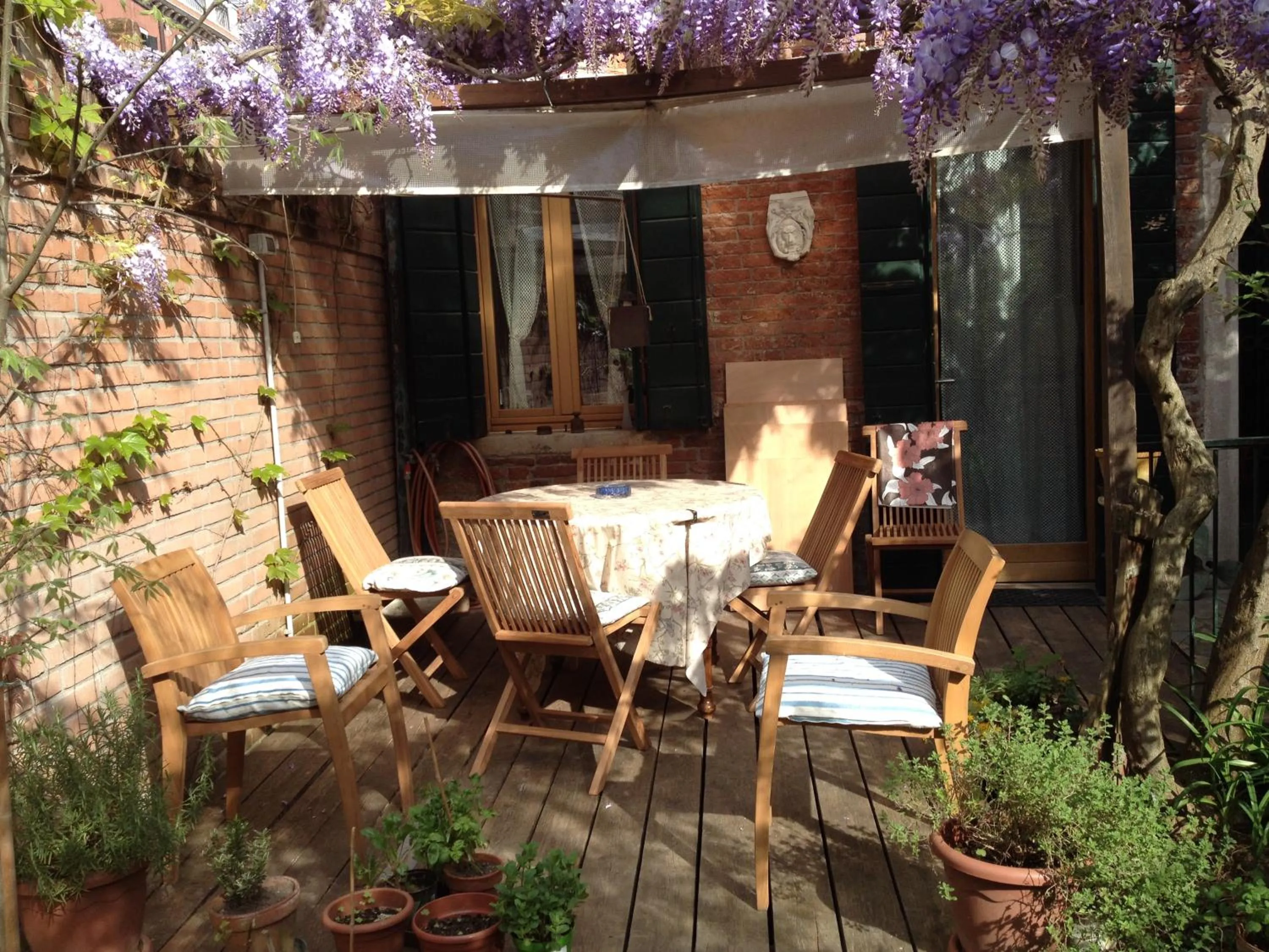 Garden in b&b allo squero