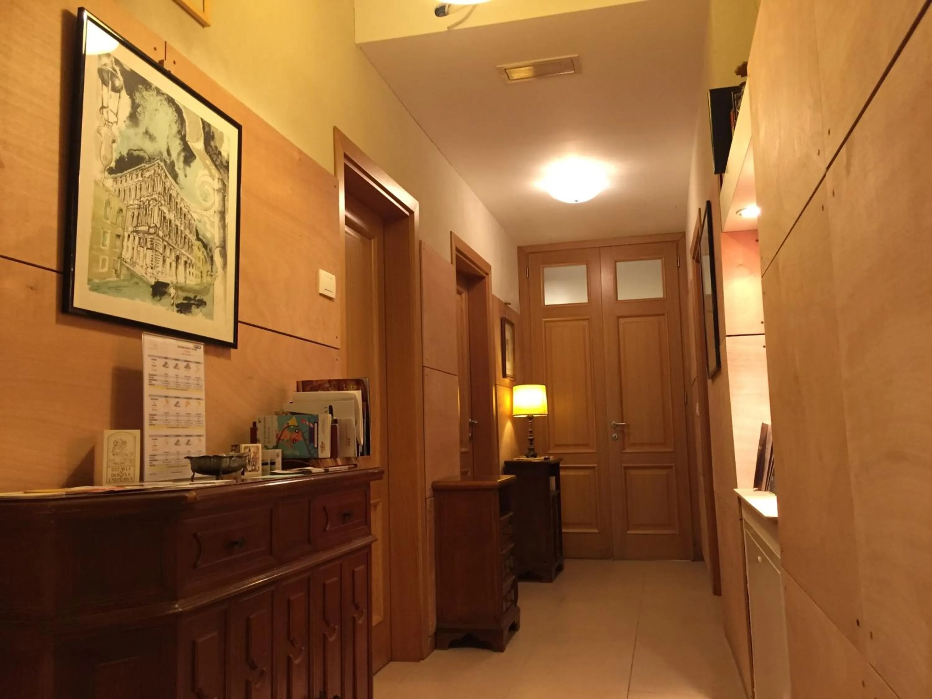 Lobby or reception in b&b allo squero