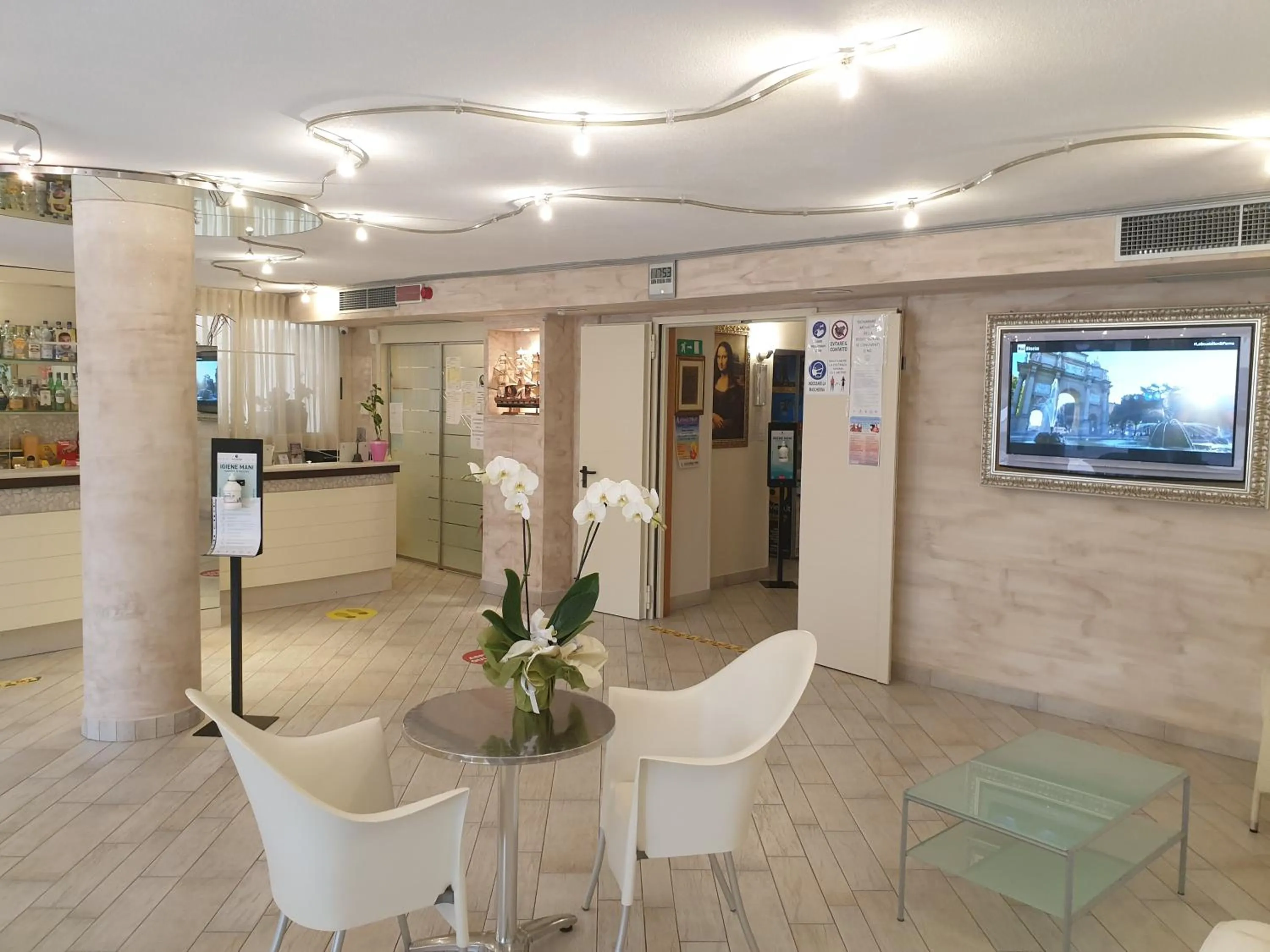 Lobby or reception in Hotel Losanna Cervia