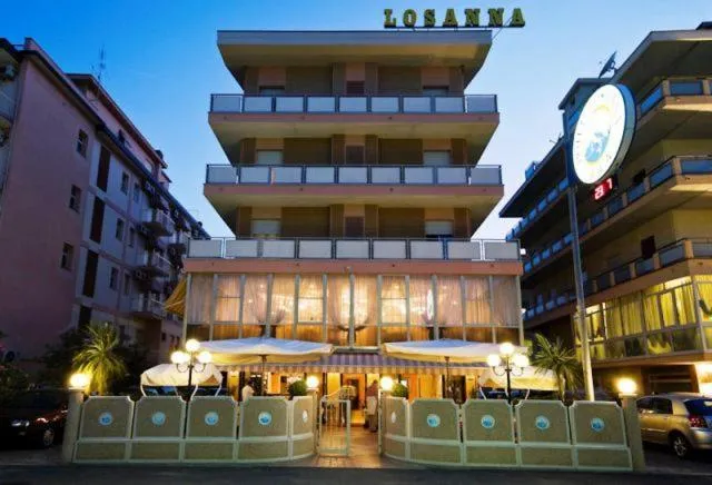 Facade/entrance in Hotel Losanna Cervia